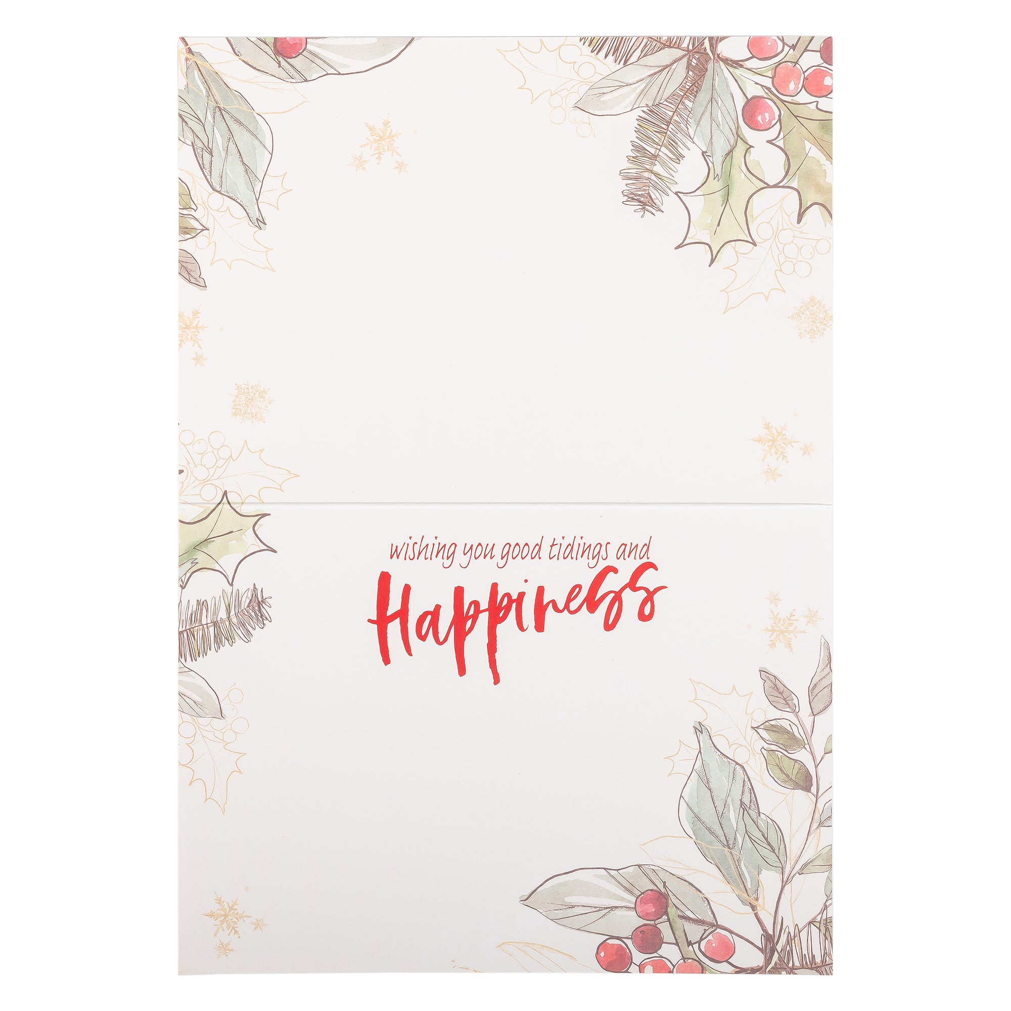 Boxed Christmas Cards: Holly Merry Christmas