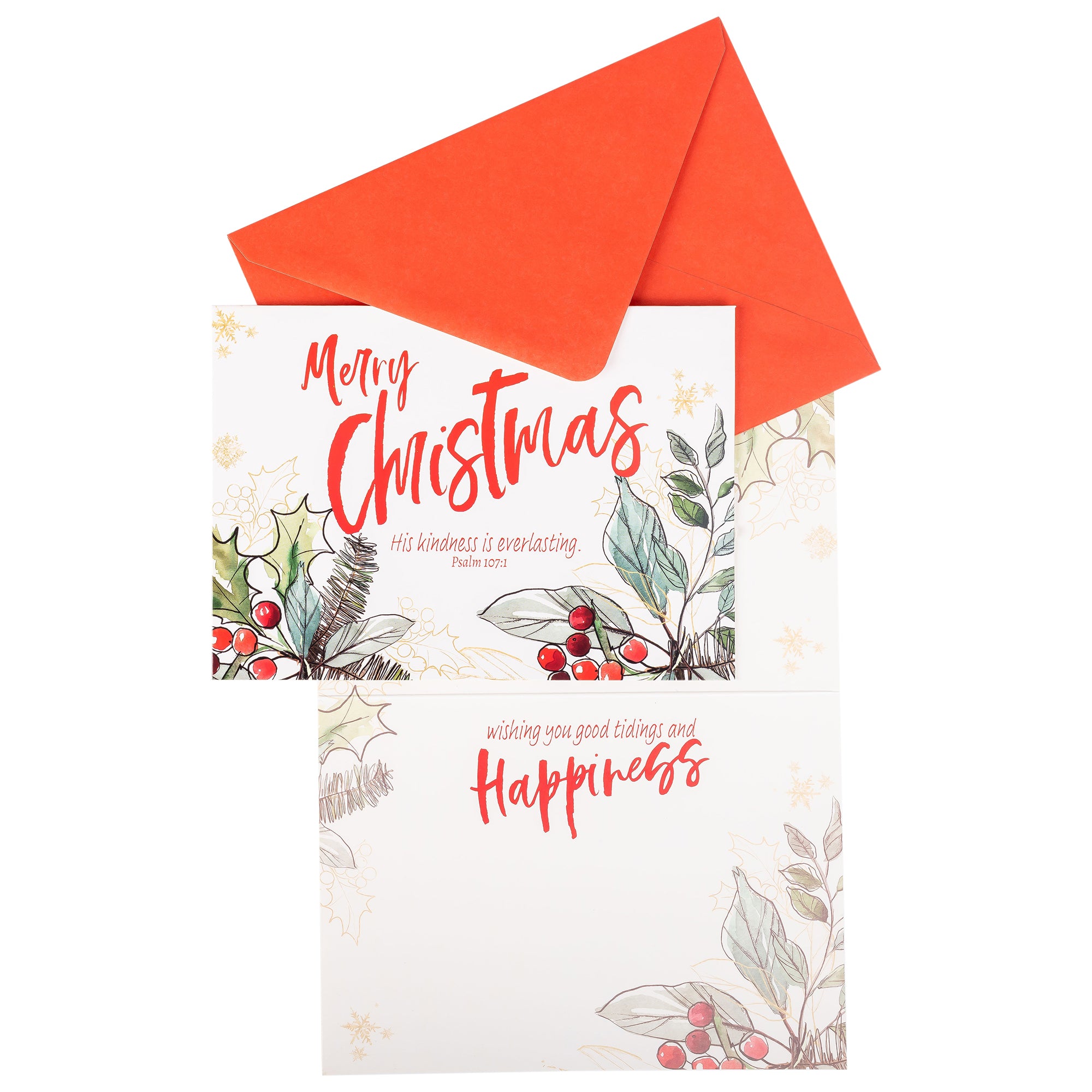 Boxed Christmas Cards: Holly Merry Christmas