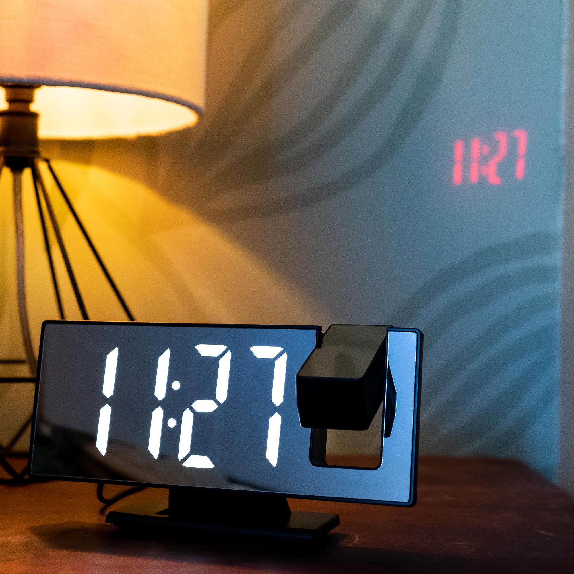 Mirrored Projection Clock