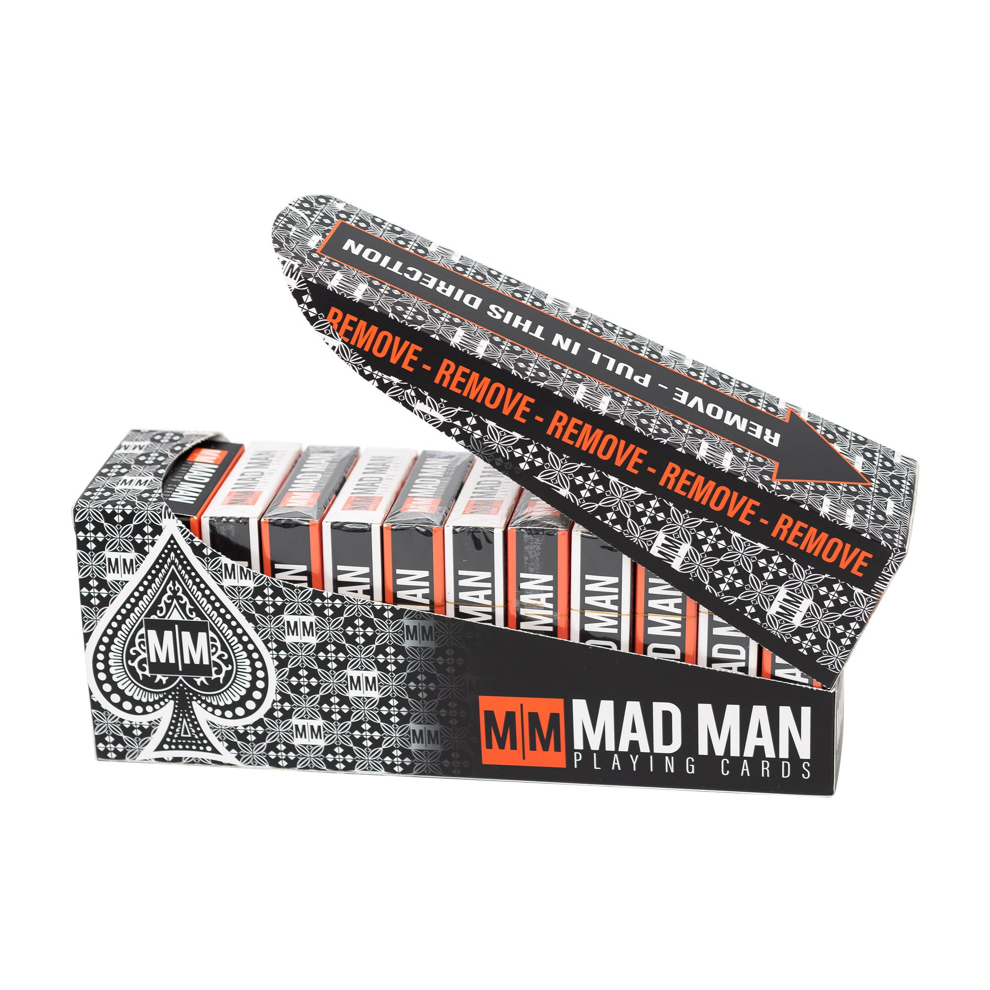 Mad Man Playing Cards Pre-Loaded Display (12 pcs)