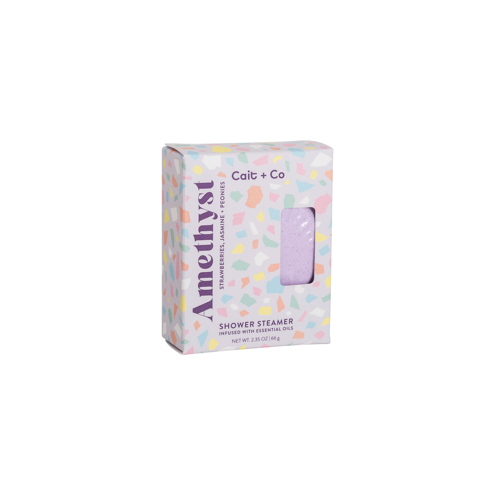 Amethyst - Aromatherapy Shower Steamer Cube Display