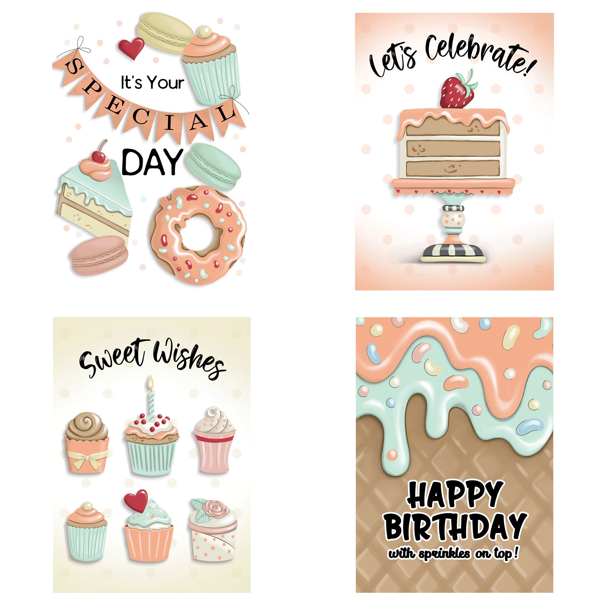 Boxed Cards: Birthday for Kids, Sweet Treats