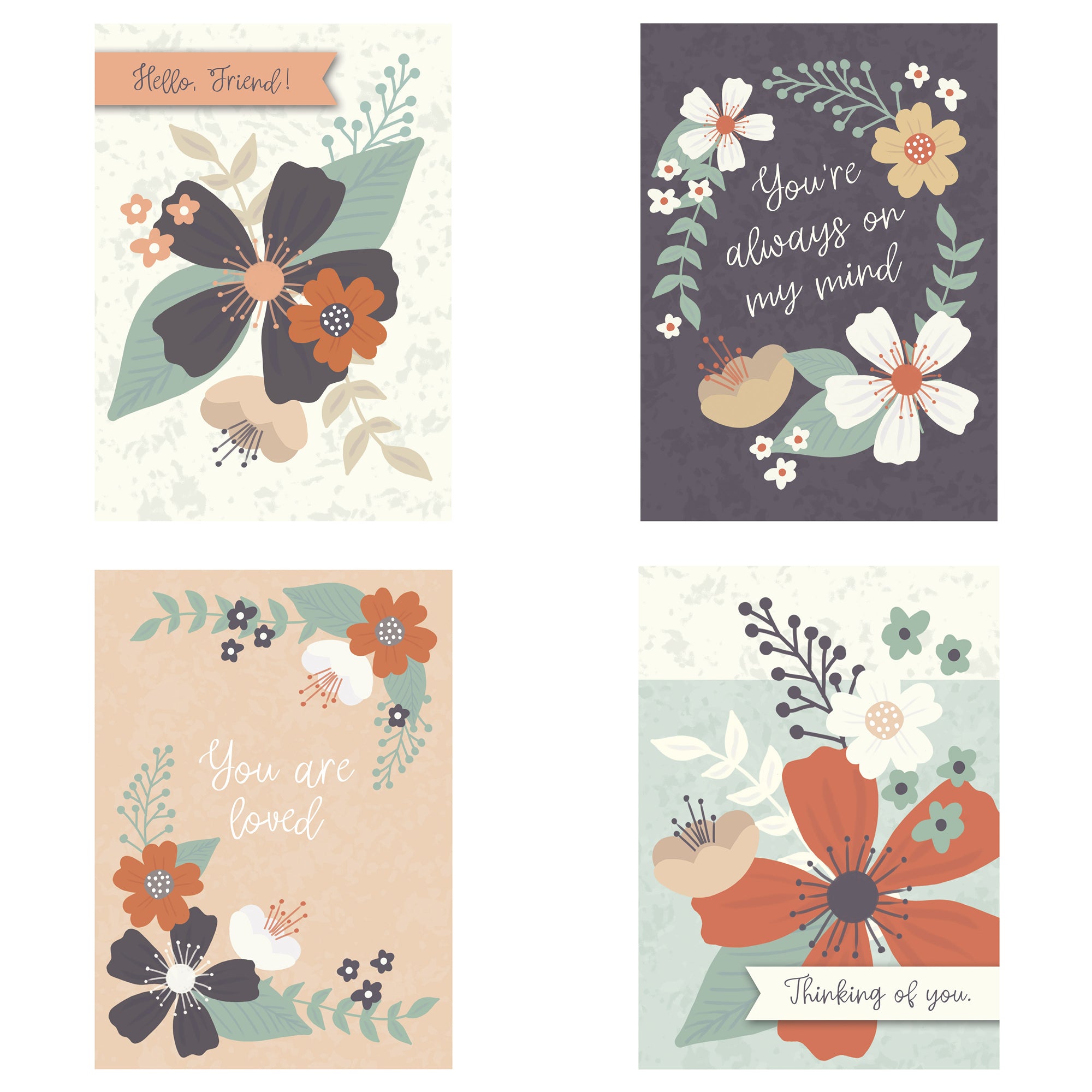 Boxed Cards: Thinking of You, Floral