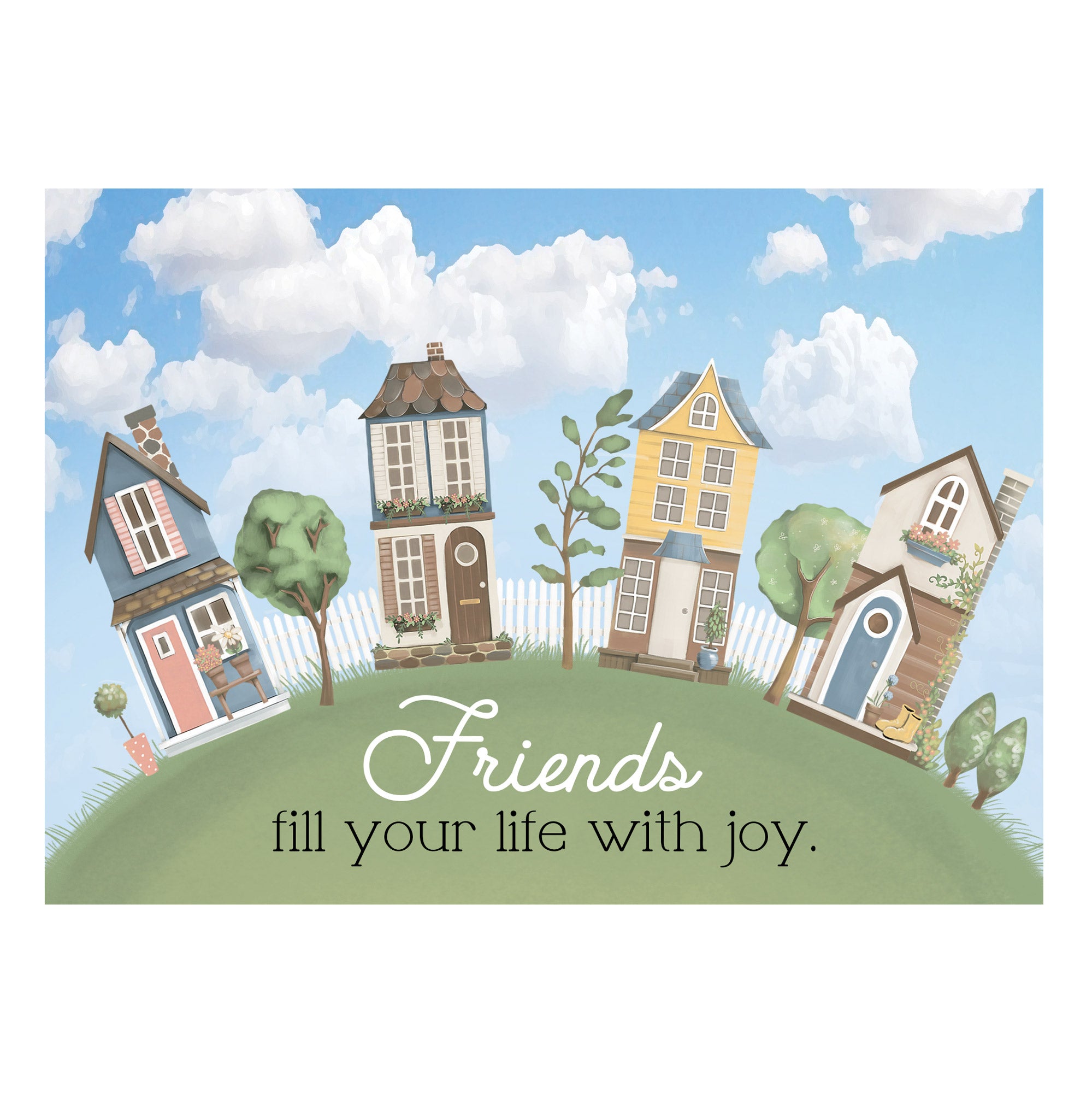 Boxed Cards: Friendship, Houses