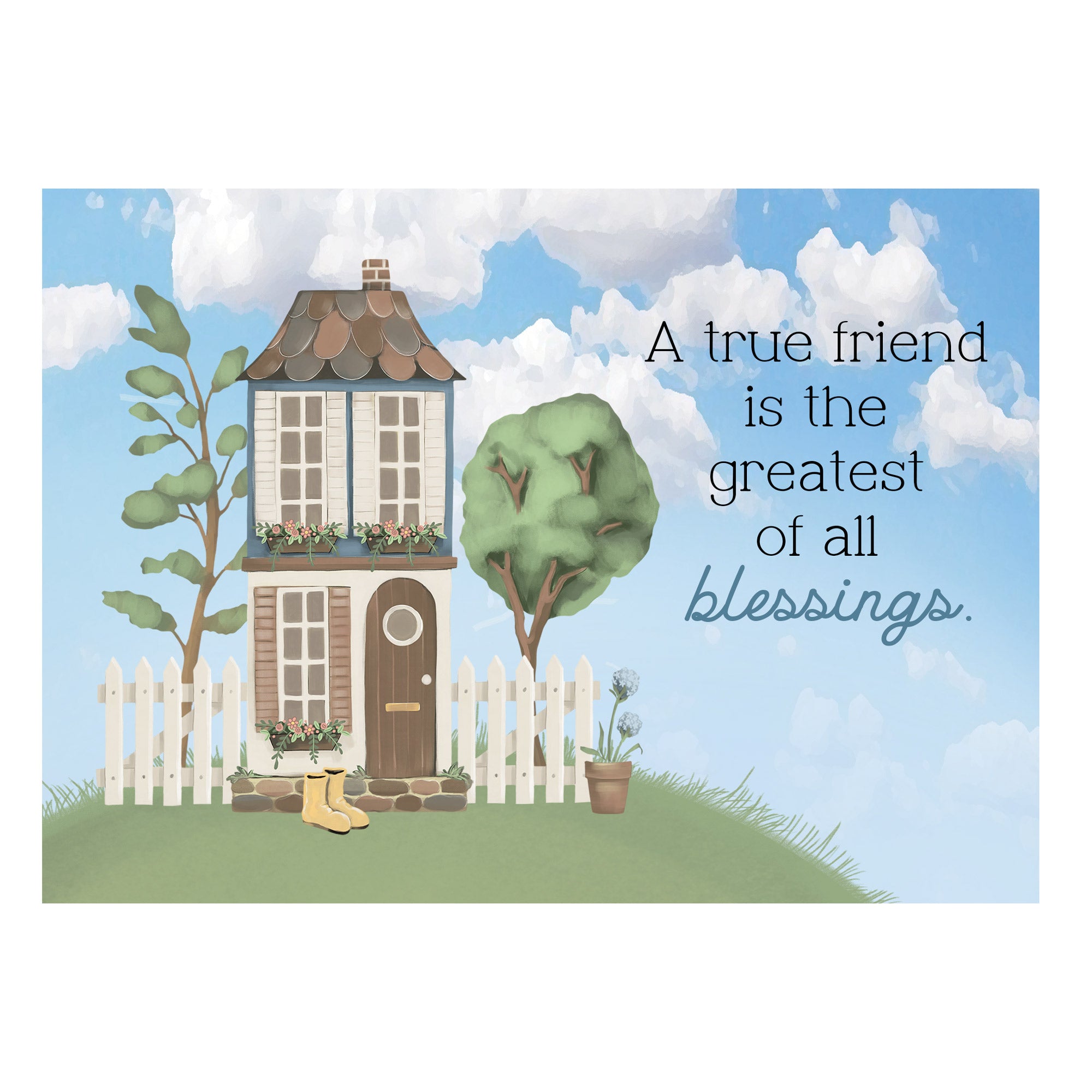 Boxed Cards: Friendship, Houses