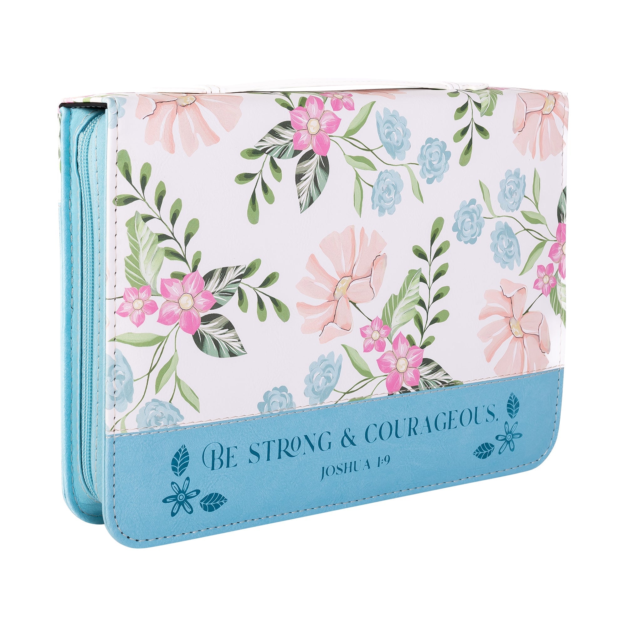 Divine Details: Bible Cover - Floral Blue