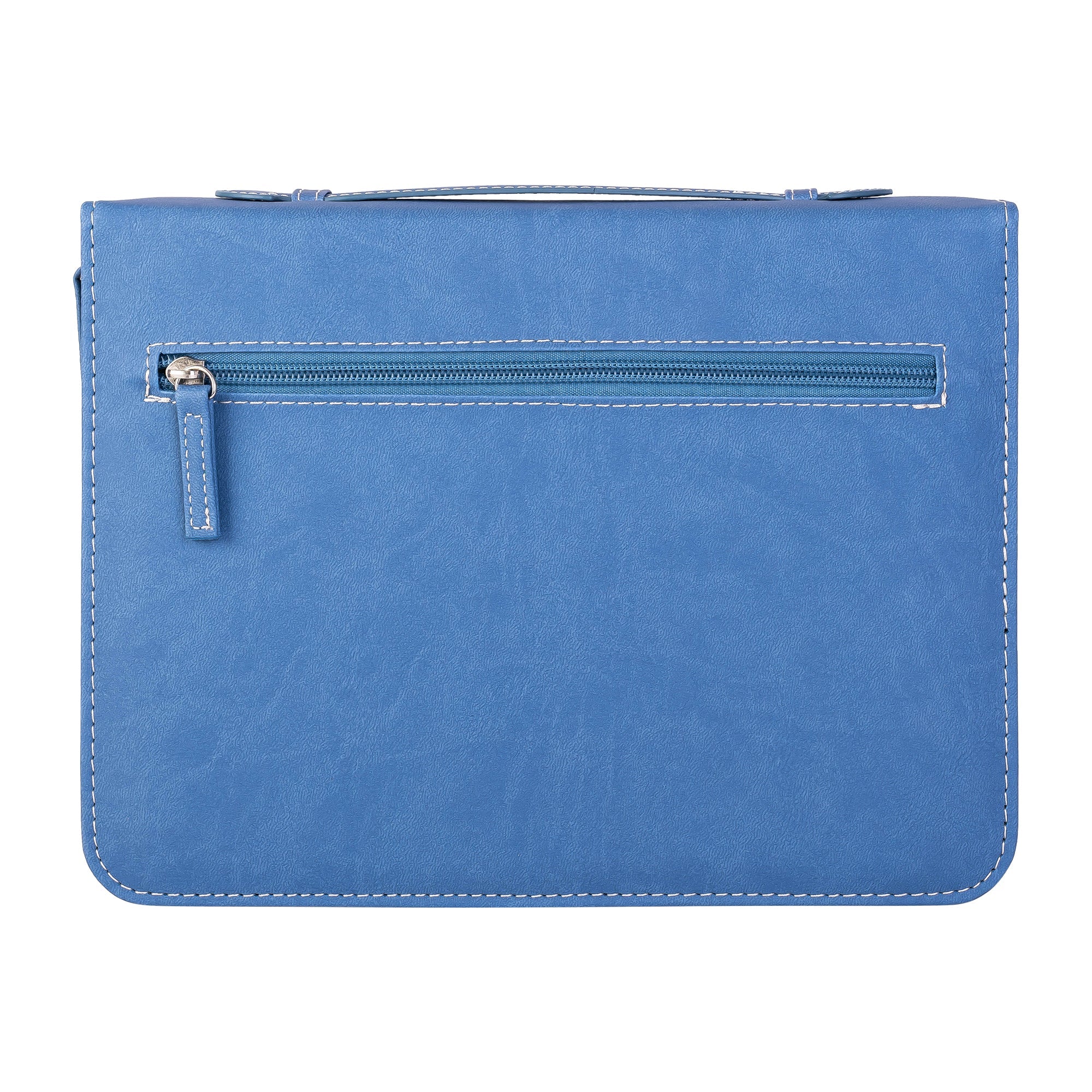 Divine Details: Bible Cover - Blue Tile w/Gem