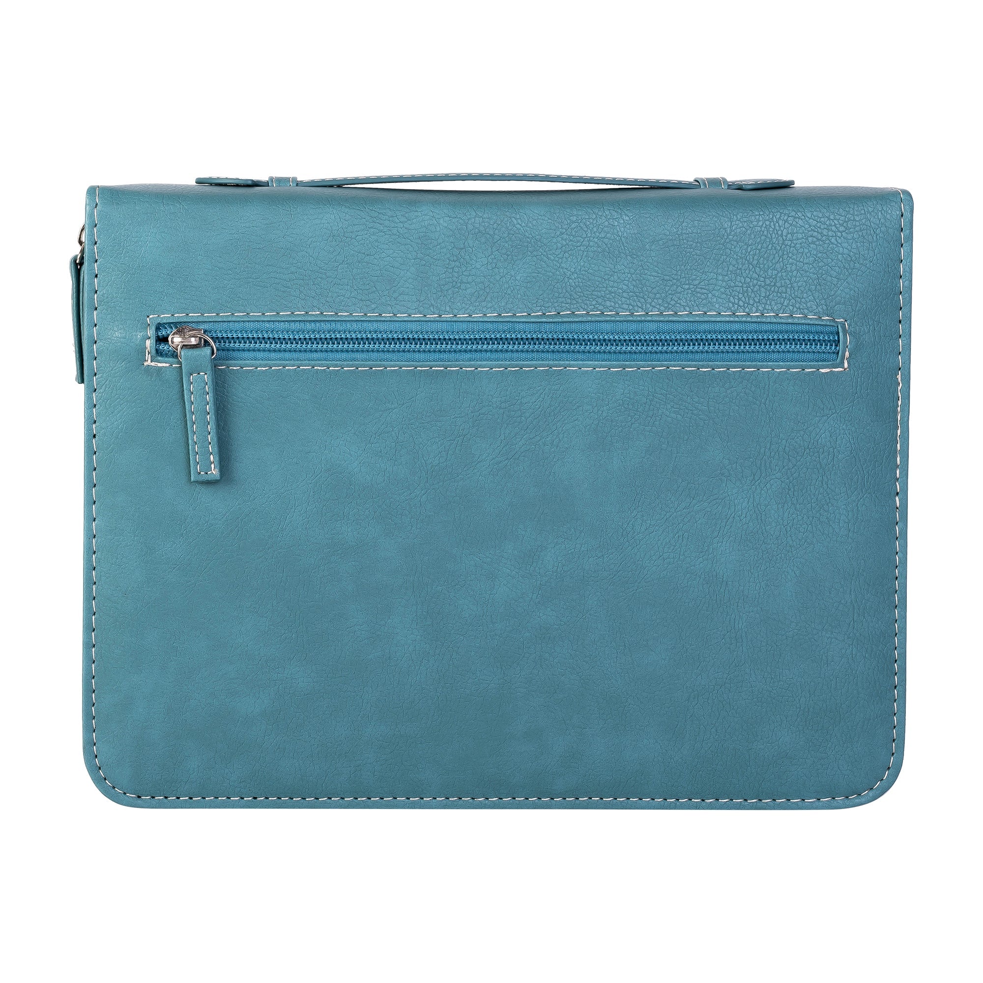 Divine Details: Bible Cover - Teal Tile w/Gem