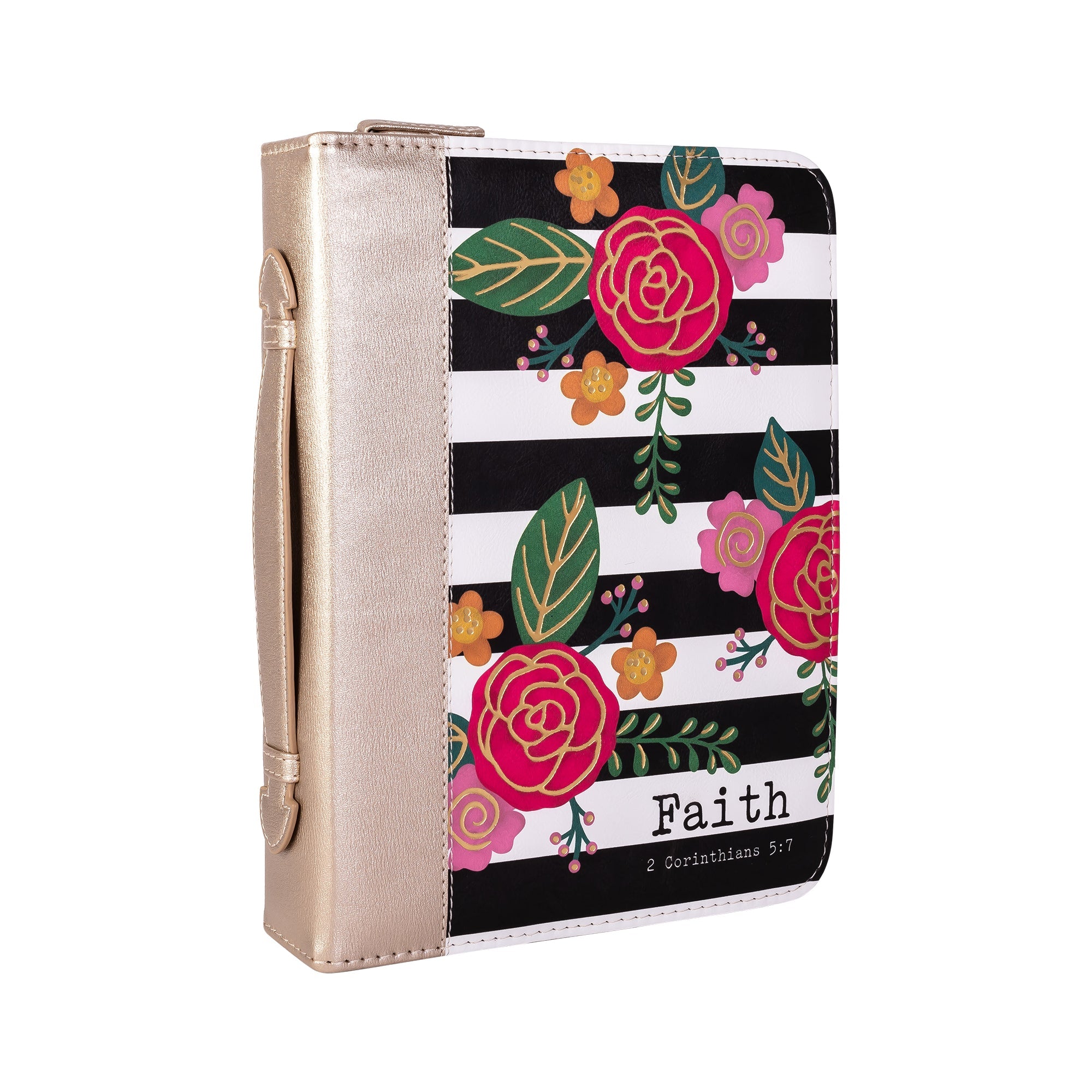 Divine Details: Bible Cover - Black & White Floral