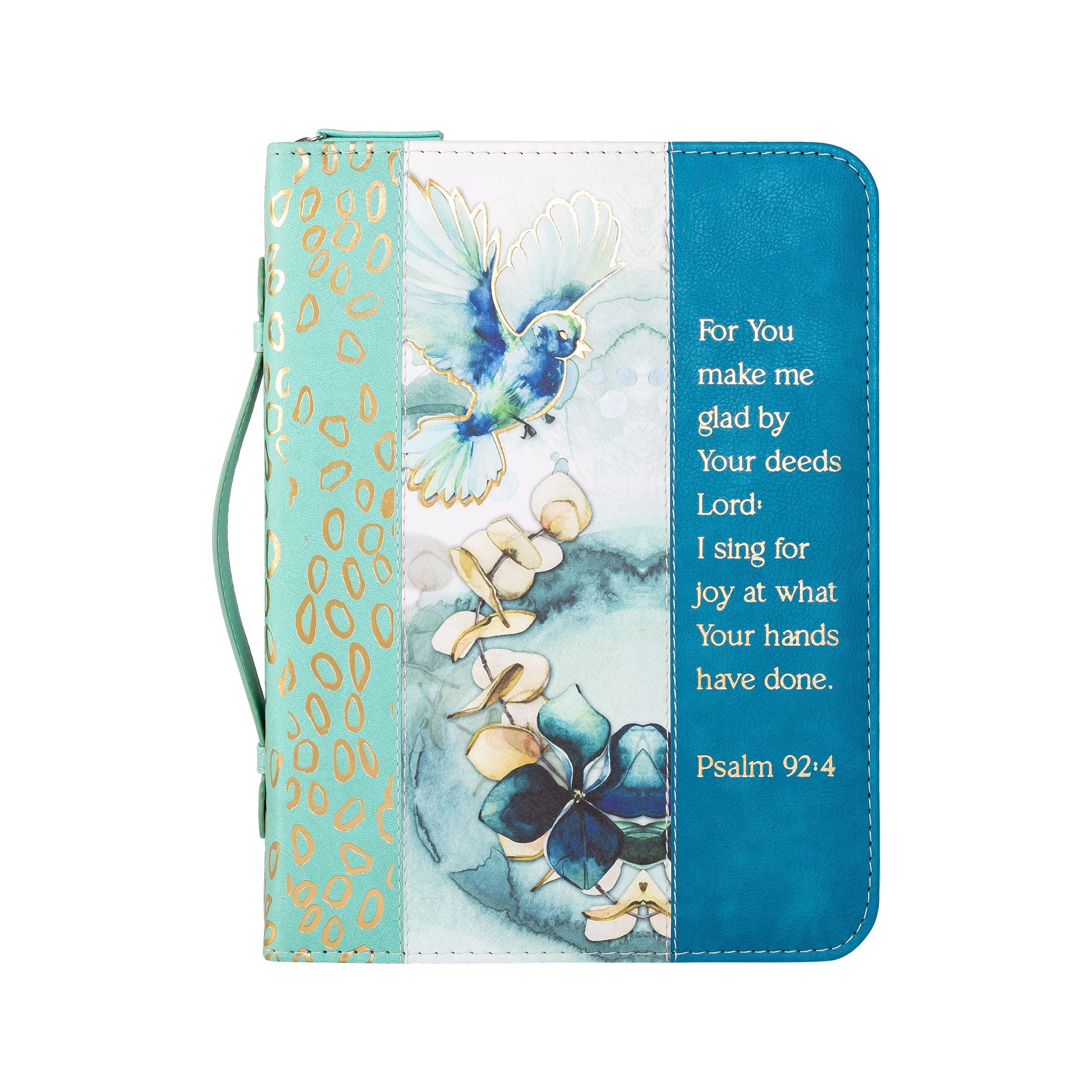 Divine Details: Bible Cover - Watercolor Flower Bird