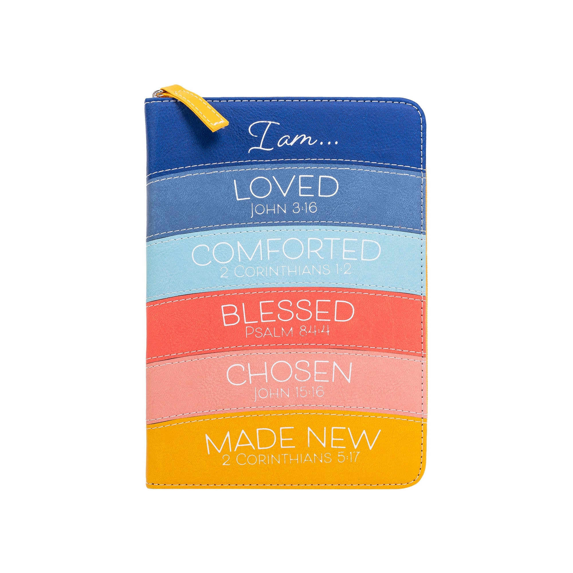 Zippered Journal: Modern Rainbow