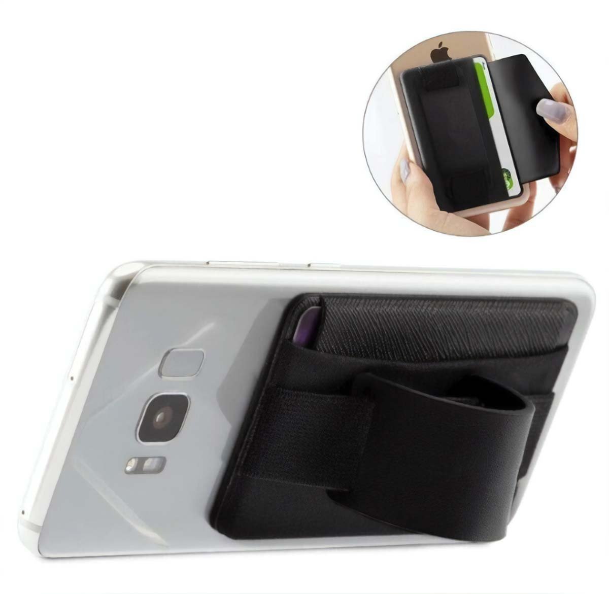 Men's Wide Band Phone Wallet, Grip and Stand Mad Man by Mad Style Wholesale