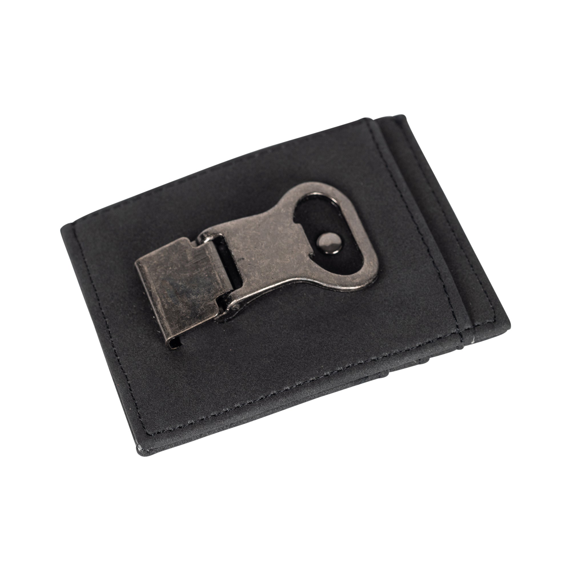 Leather Money Clip With Beer Opener