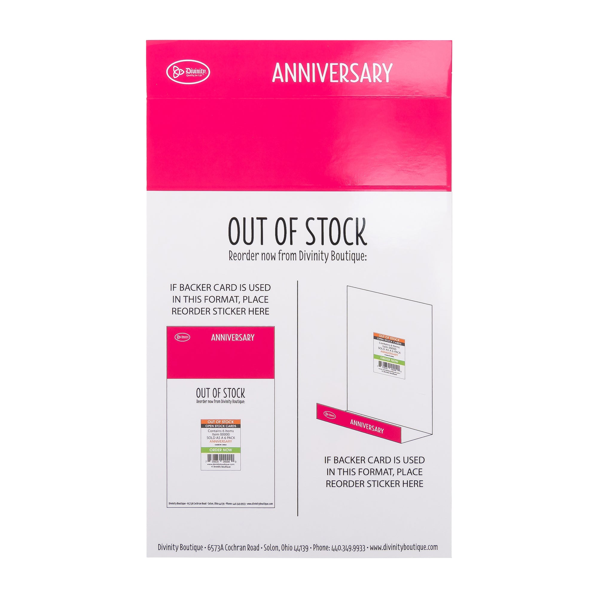 Single Cards - Anniversary - May God Hosea 2:20 (6 pk)