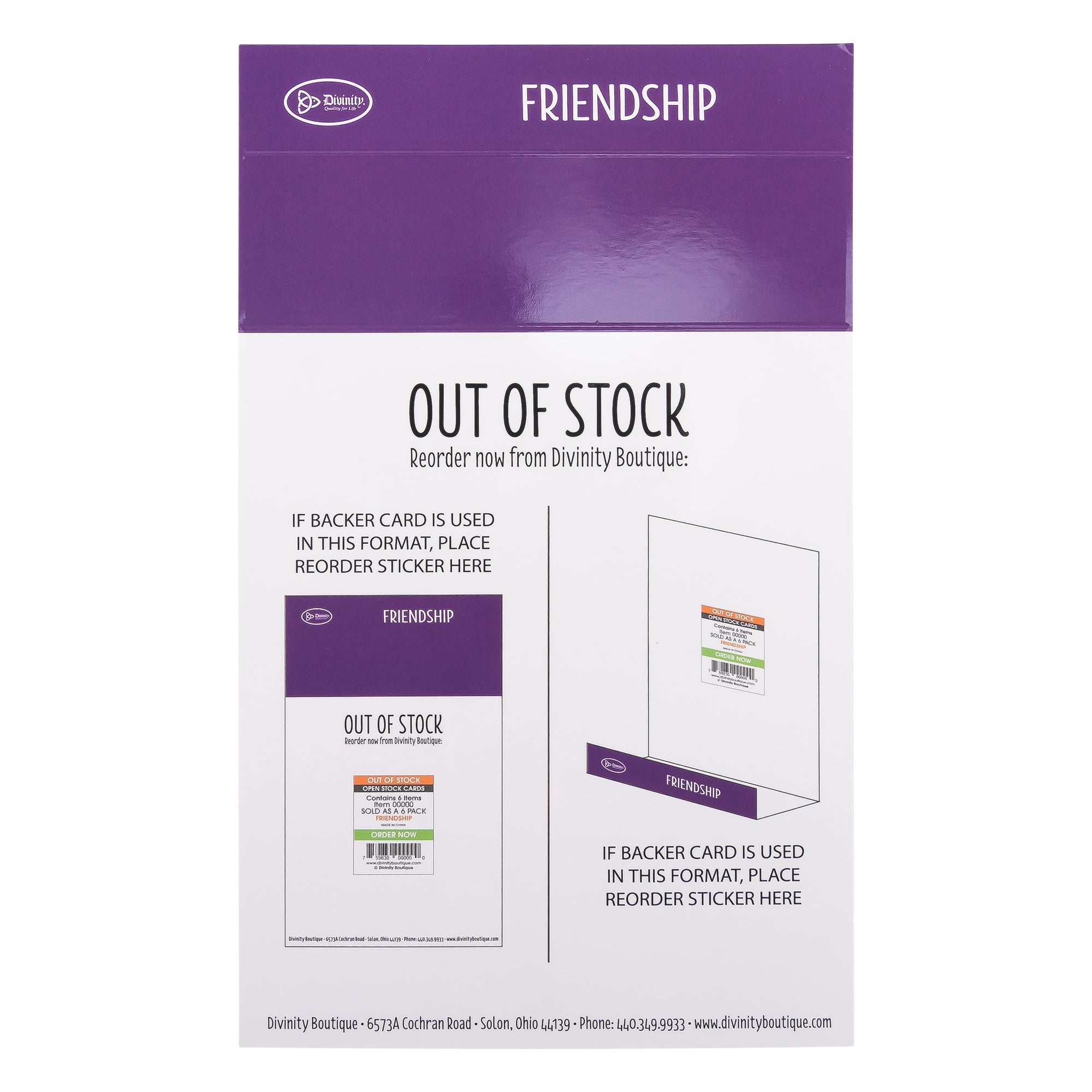 Single Cards - Friendship - Live - James 1:17 (6 pk)