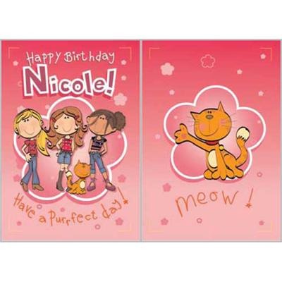 Singing Card- Nicole