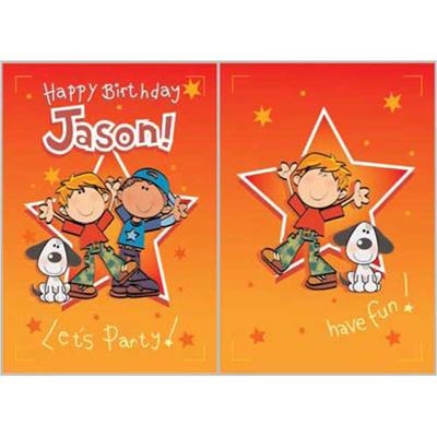 Singing Card- Jason