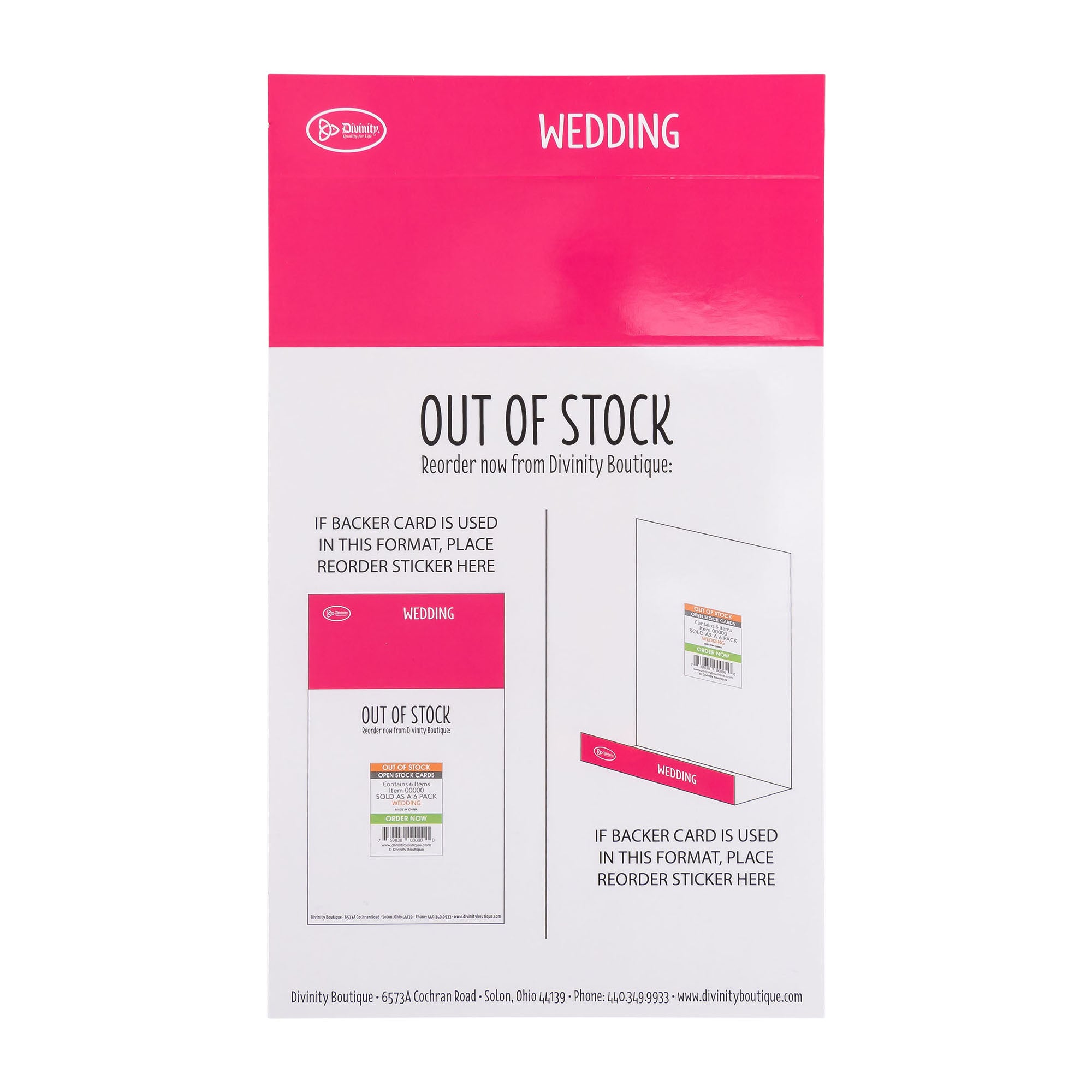 Single Cards - Wedding - Blessings Psalm 128:5 (6 pk)