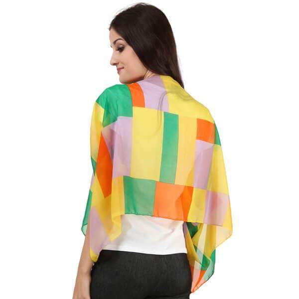 Chiffon Short Sleeve Wrap,Outerwear,Mad Style, by Mad Style