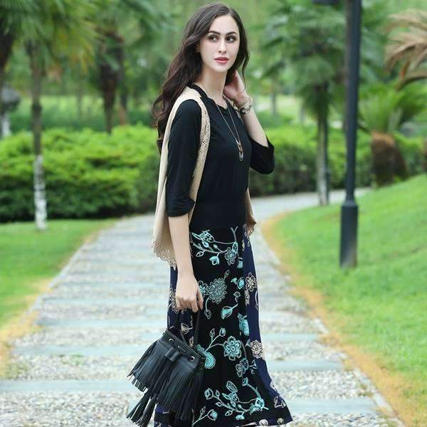 Chopin Midi Skirt,Dresses,Mad Style, by Mad Style