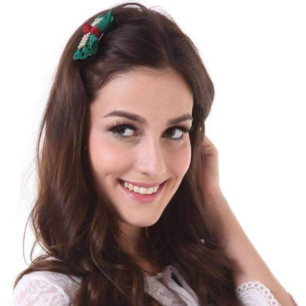 Diamante Hair Bow Clips 12 Piece,Hats and Hair,Mad Style, by Mad Style
