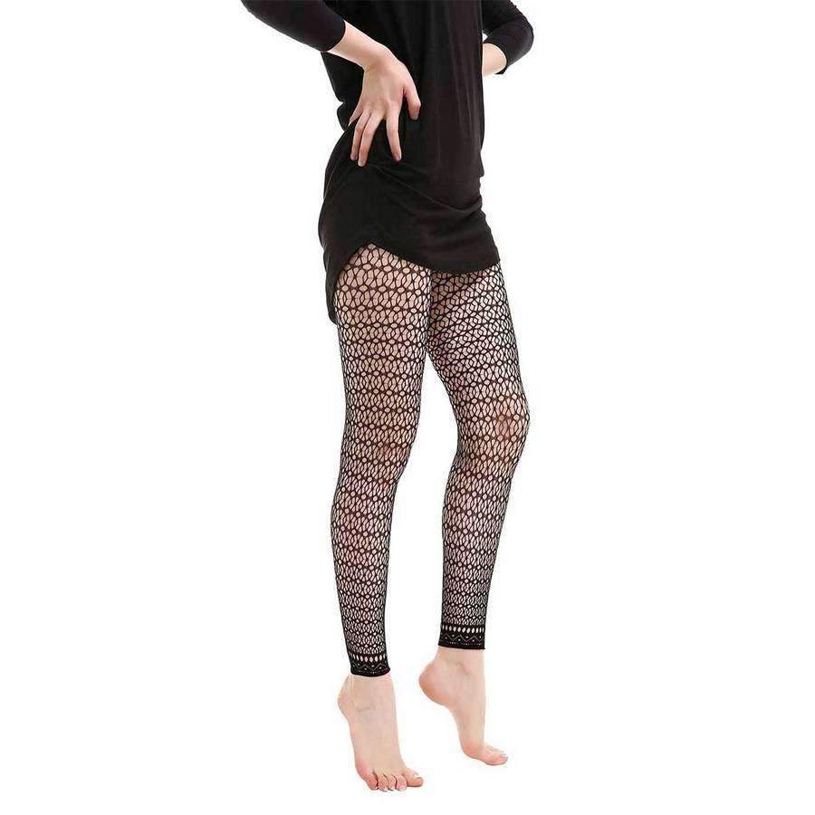 Gatsby Fishnet Abstract Leggings,Bottoms,Mad Style, by Mad Style