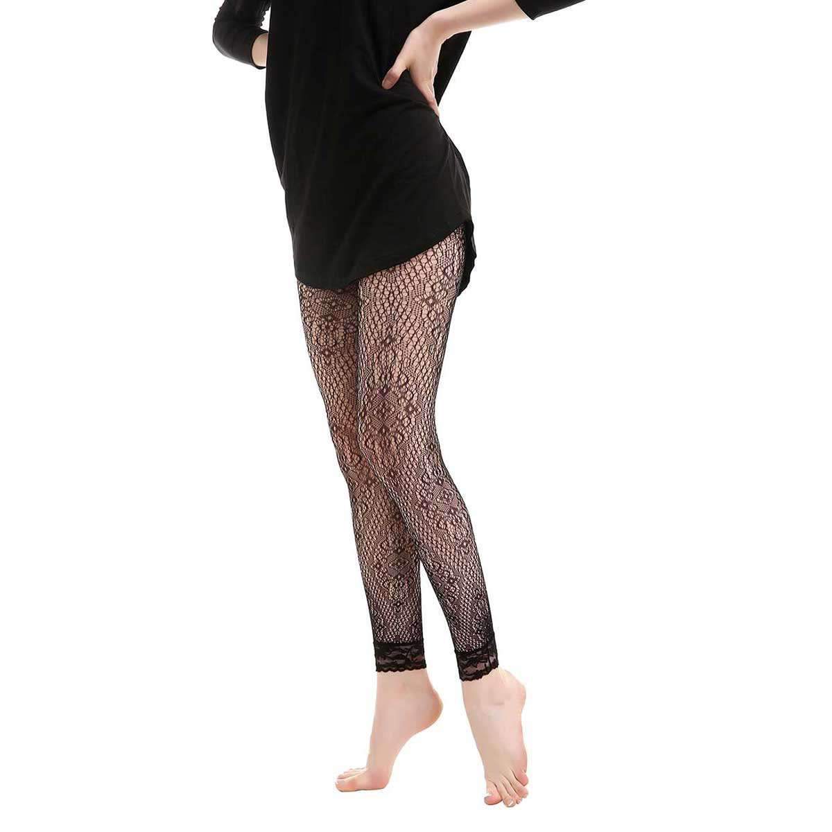 Gatsby Fishnet Abstract Leggings,Bottoms,Mad Style, by Mad Style