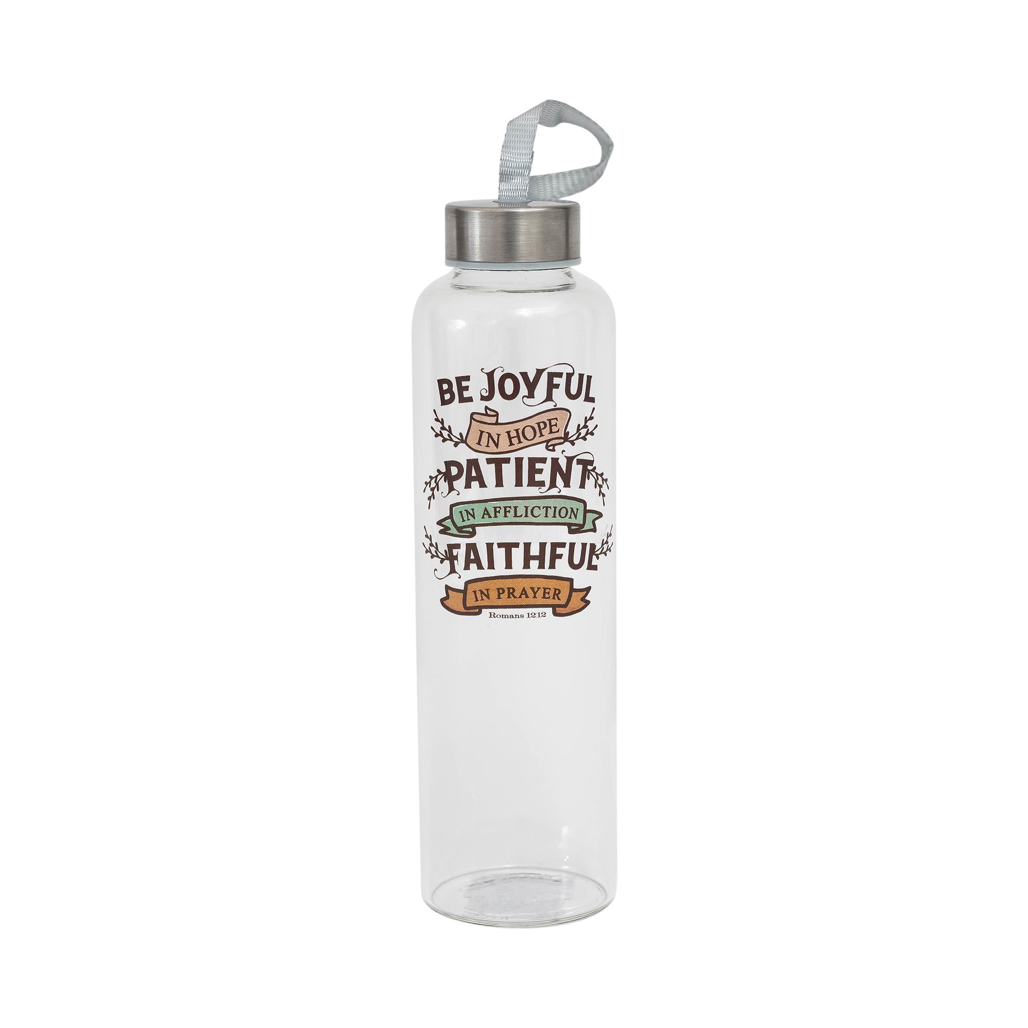 Be Joyful in Hope Water Bottle