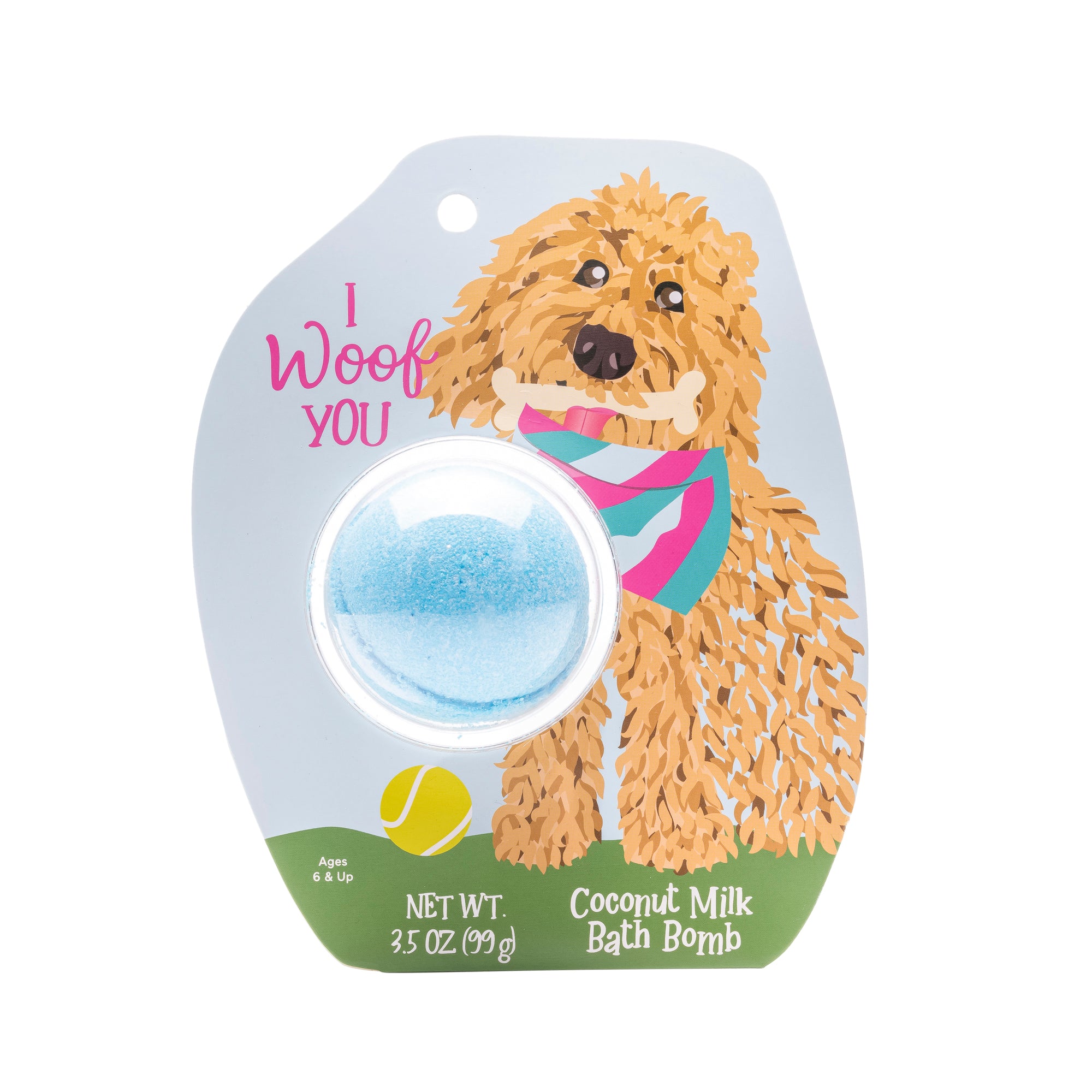 Goldendoodle Clamshell Bath Bomb