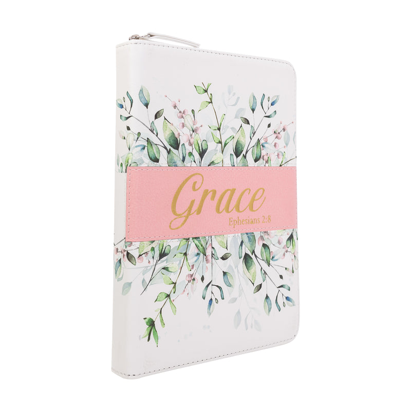 Zippered Journal: Watercolor Flower Grace