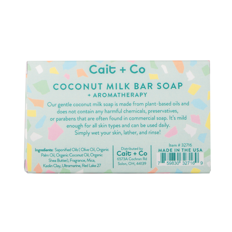 Turquoise Coconut Milk Bar Soap