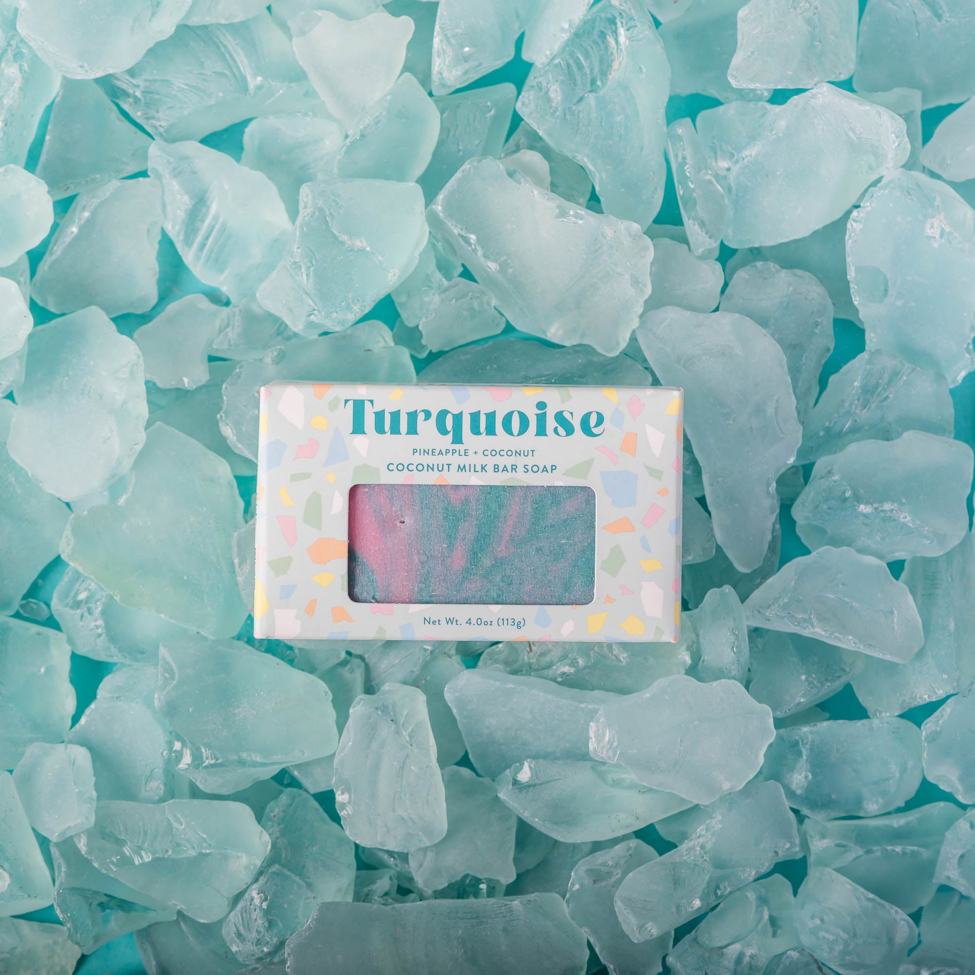 Gem Gift Set - Turquoise (Bar Soap + Body Cream)