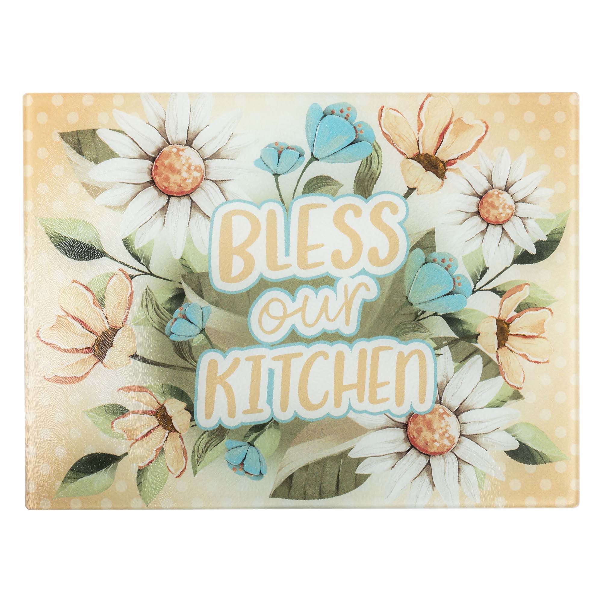 Cutting Board: Bless Our Kitchen