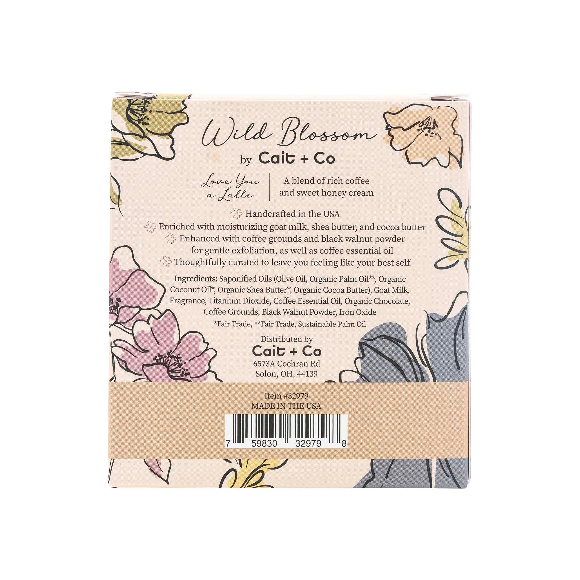Wild Blossom Soap No. 10 - Love You a Latte, Honey