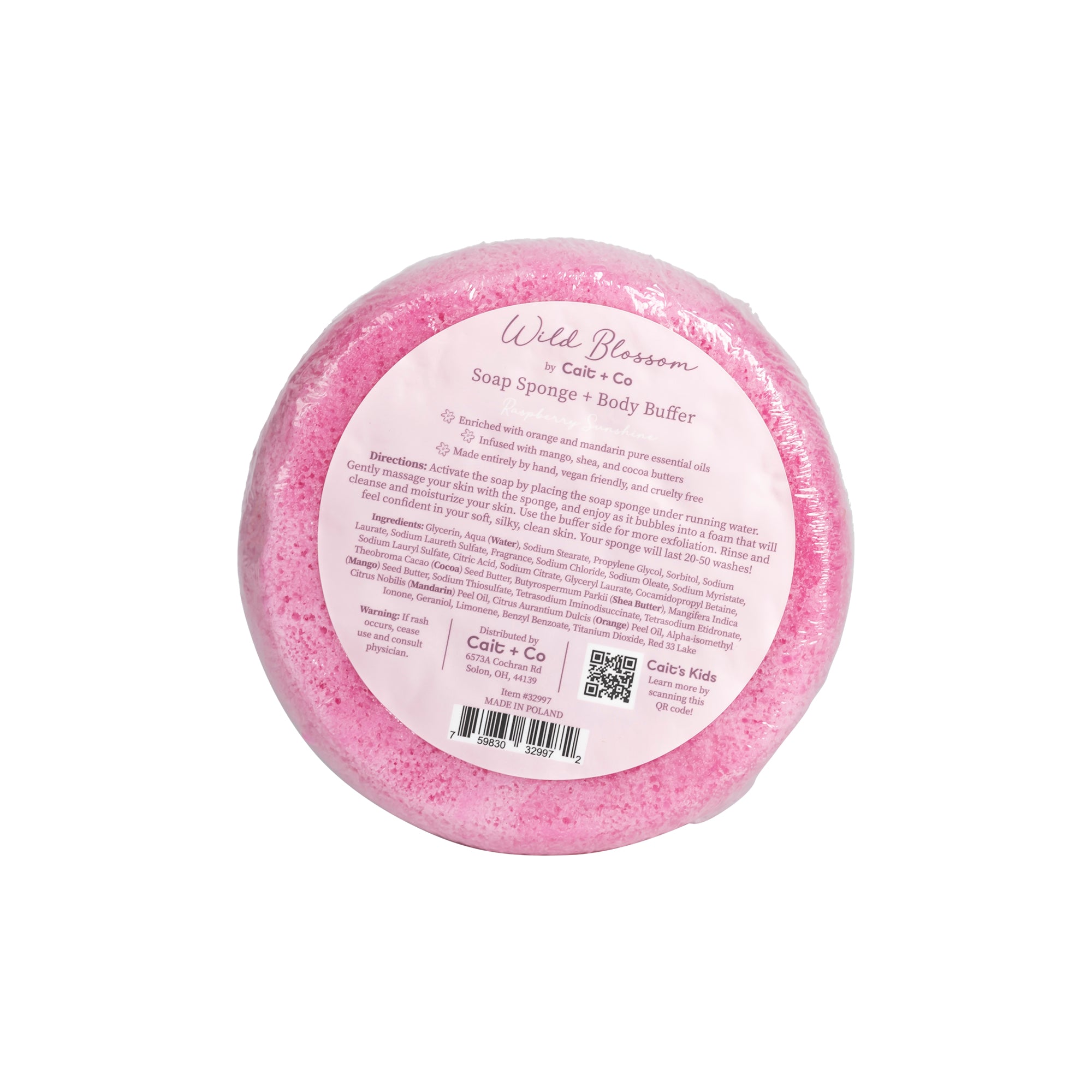 Wild Blossom Body Buffer - Raspberry Sunshine