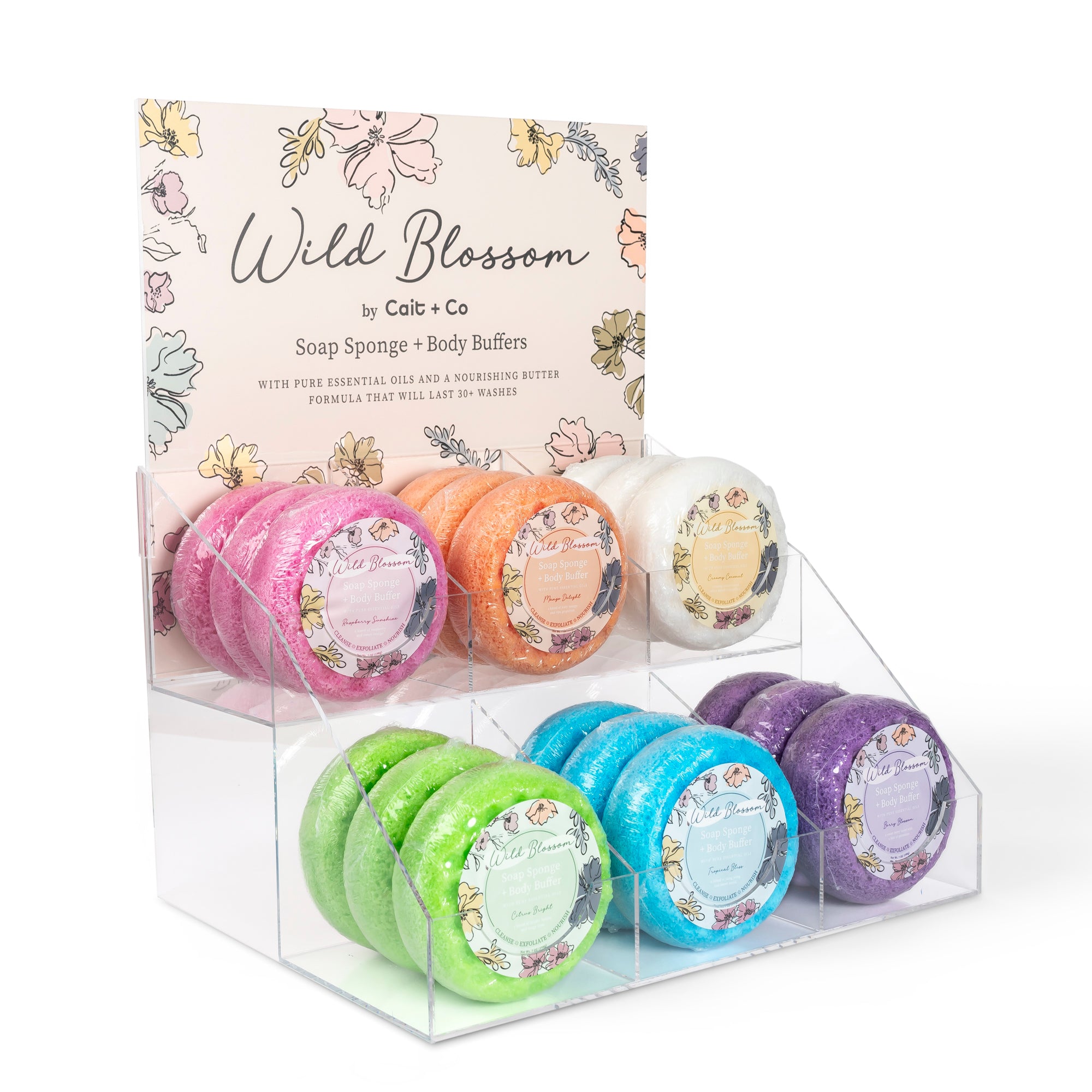 Wild Blossom Body Buffer - Display