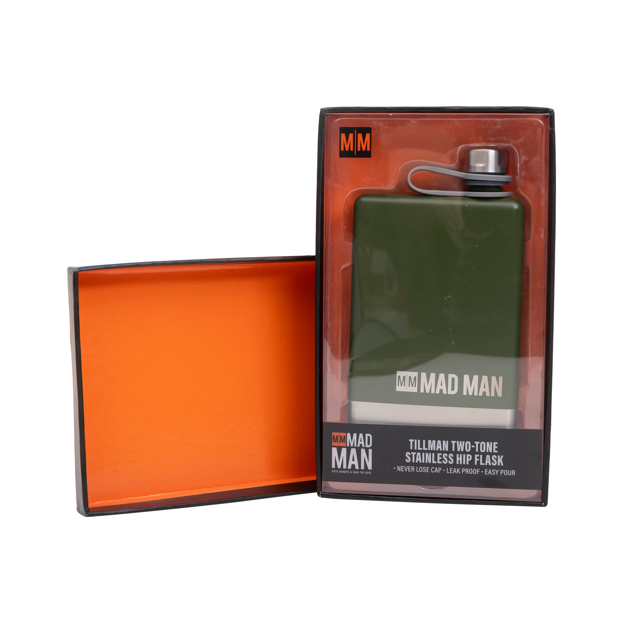 Tillman Two Tone Stainless Hip Flask