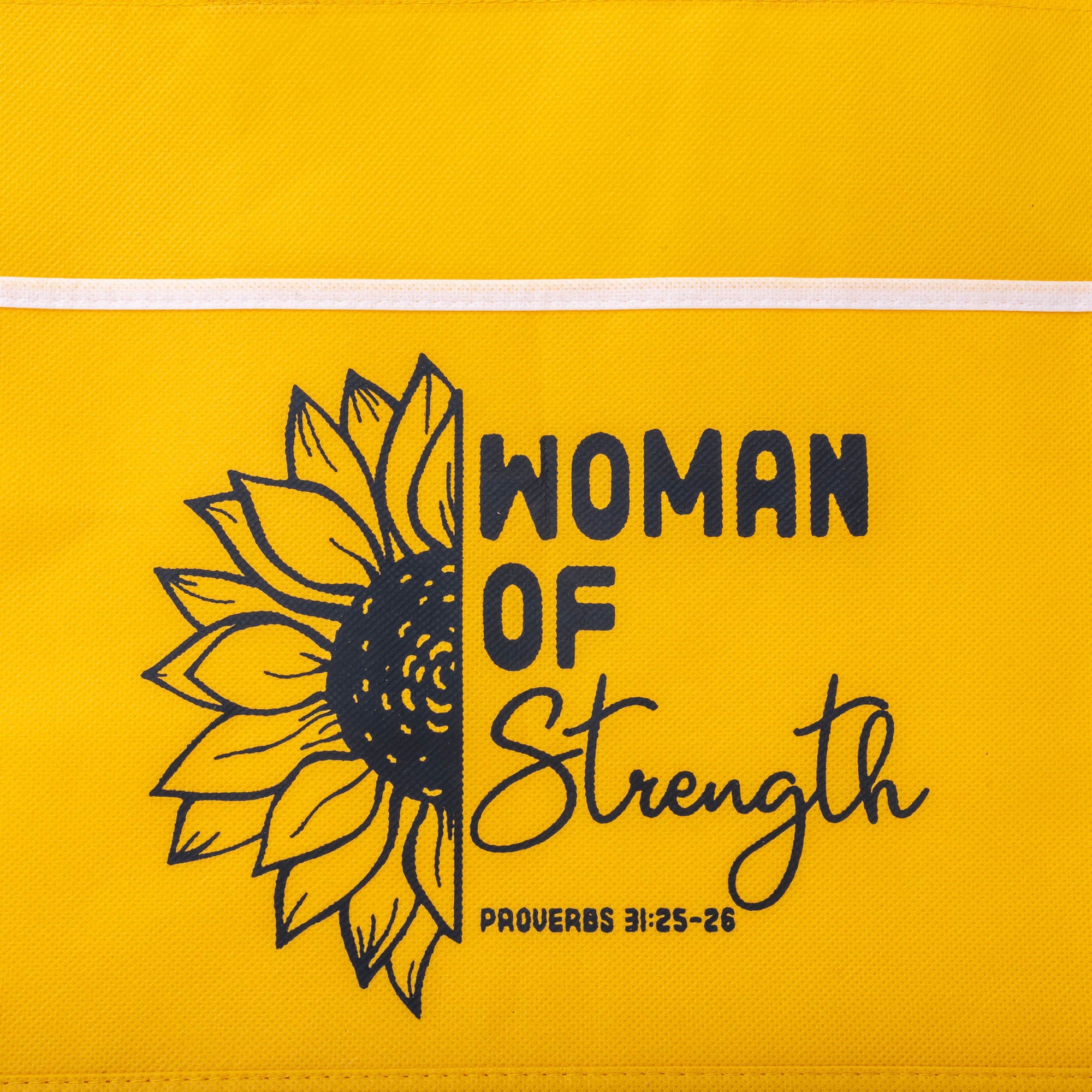 Eco Tote: Woman of Strength, Proverbs 31:25-26