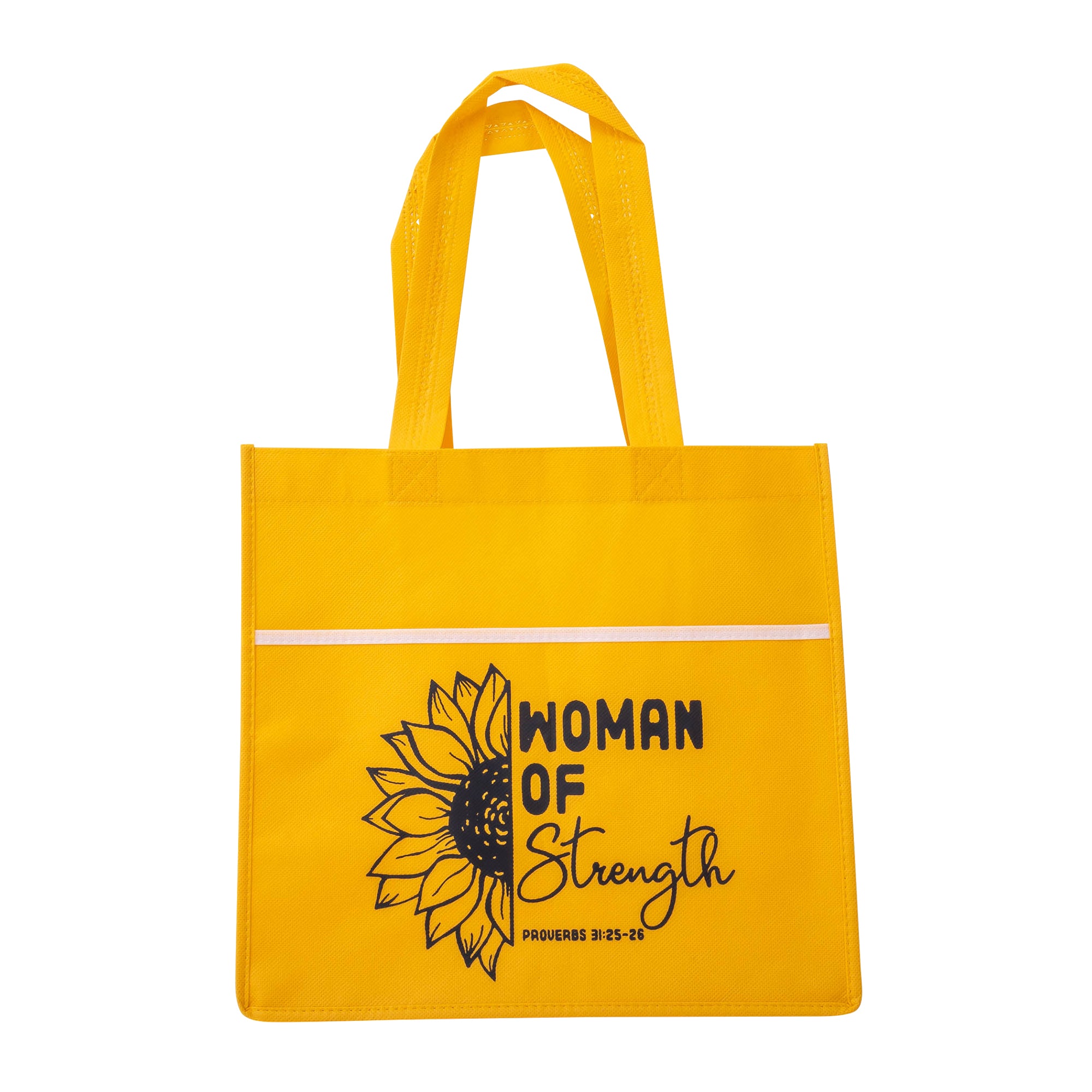 Eco Tote: Woman of Strength, Proverbs 31:25-26