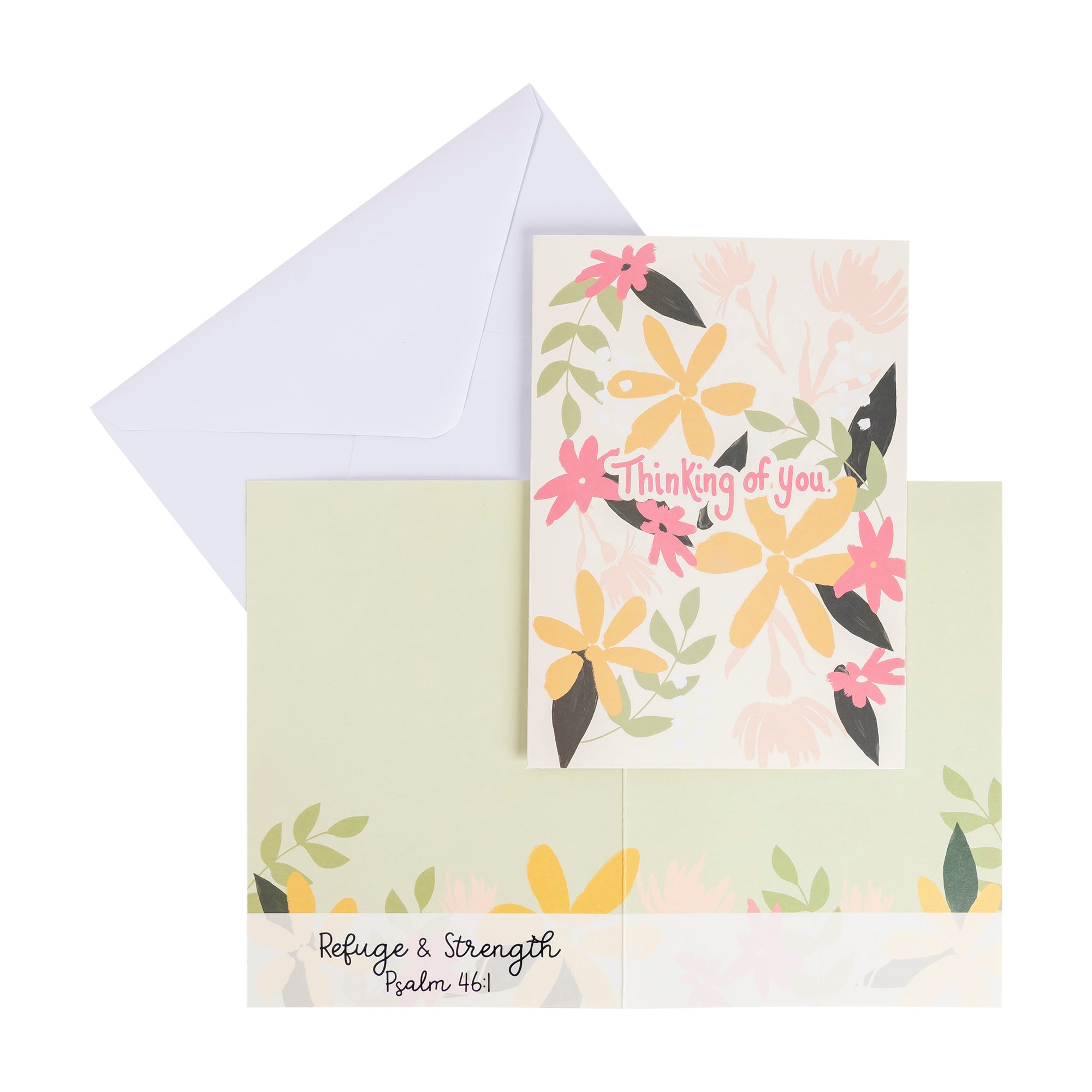 Boxed Cards: 12CT Get Well - Yellow & Peach Floral