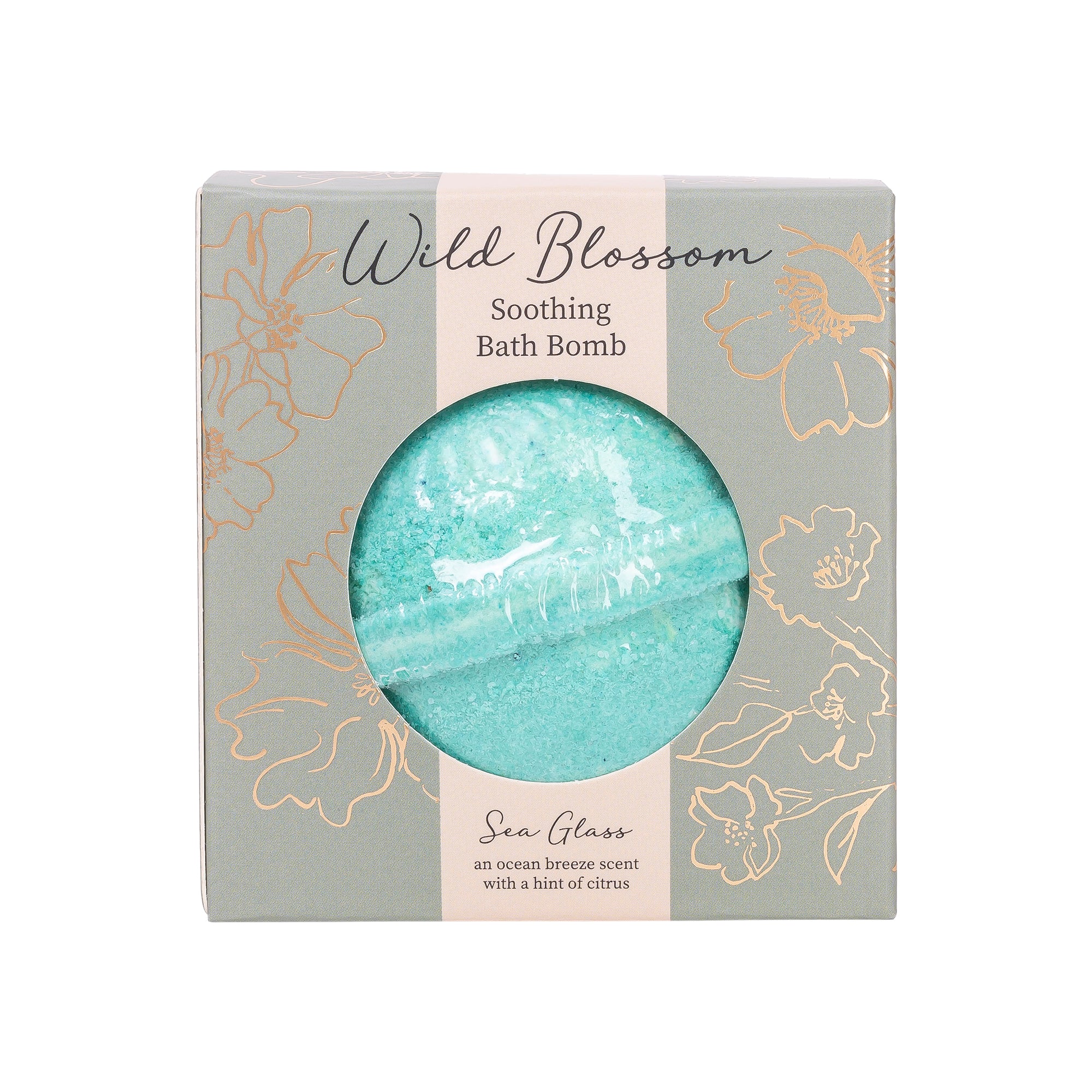 Wild Blossom Soothing Bath Bomb - Sea Glass