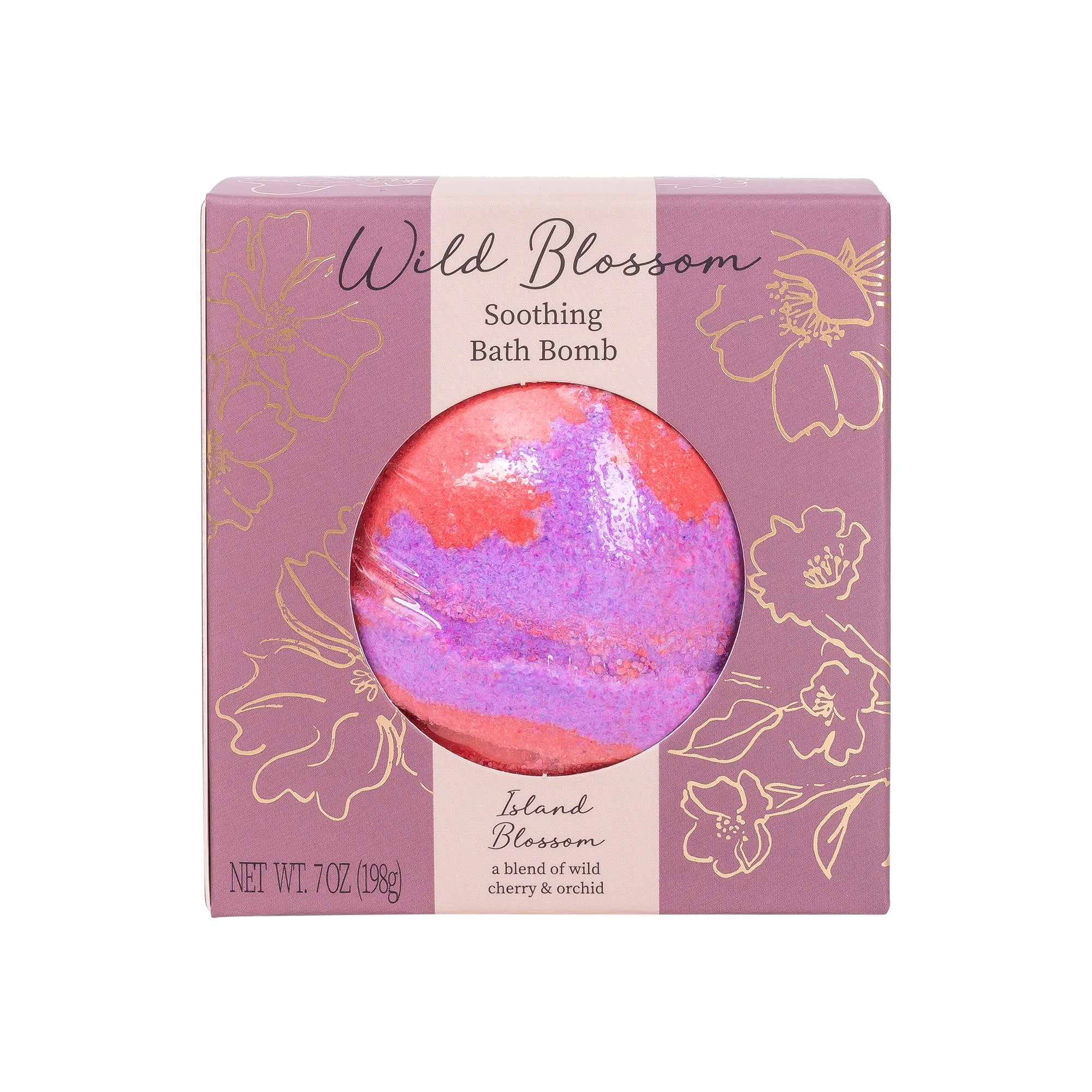 Wild Blossom Soothing Bath Bomb - Island Blossom