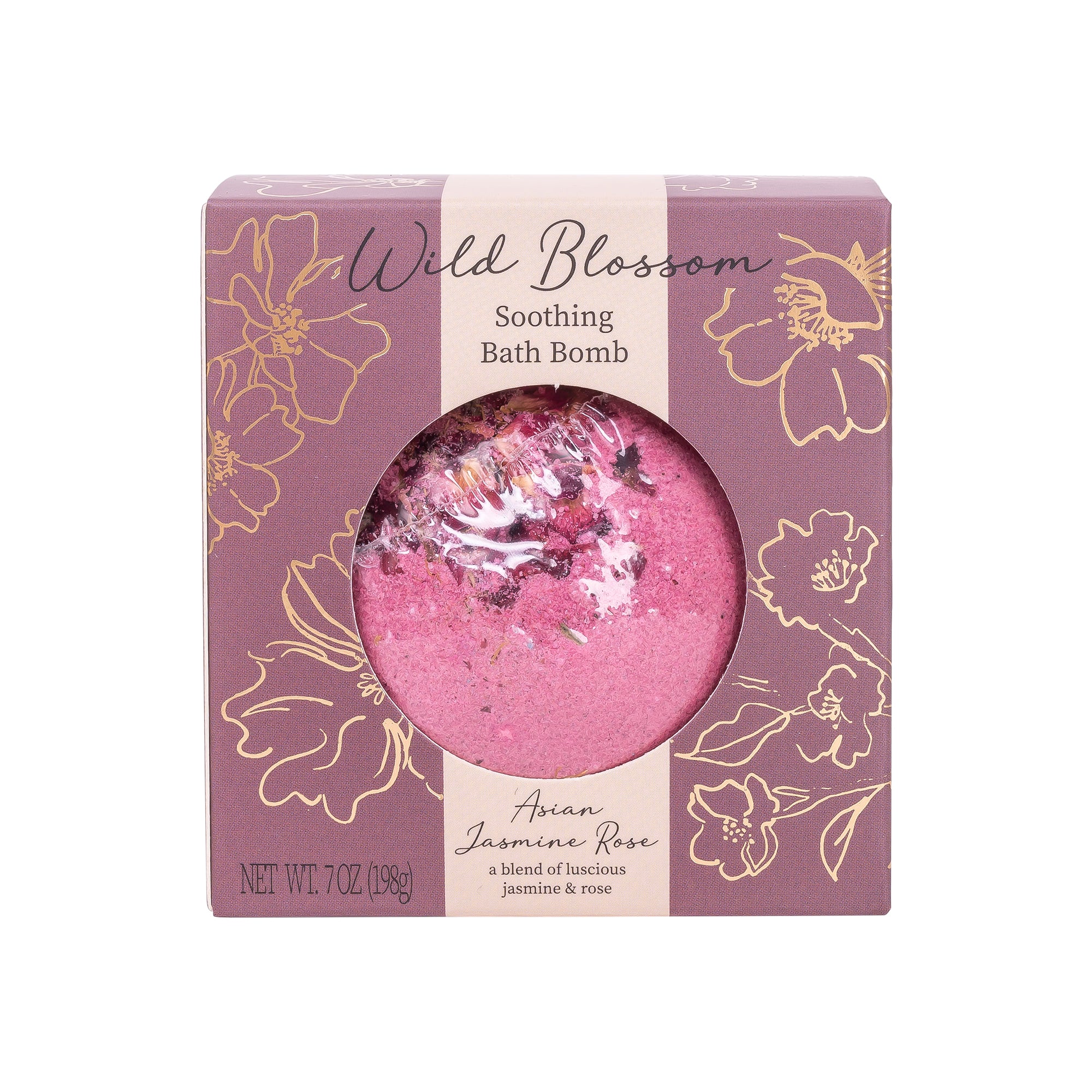 Wild Blossom Soothing Bath Bomb - Asian Jasmine Rose