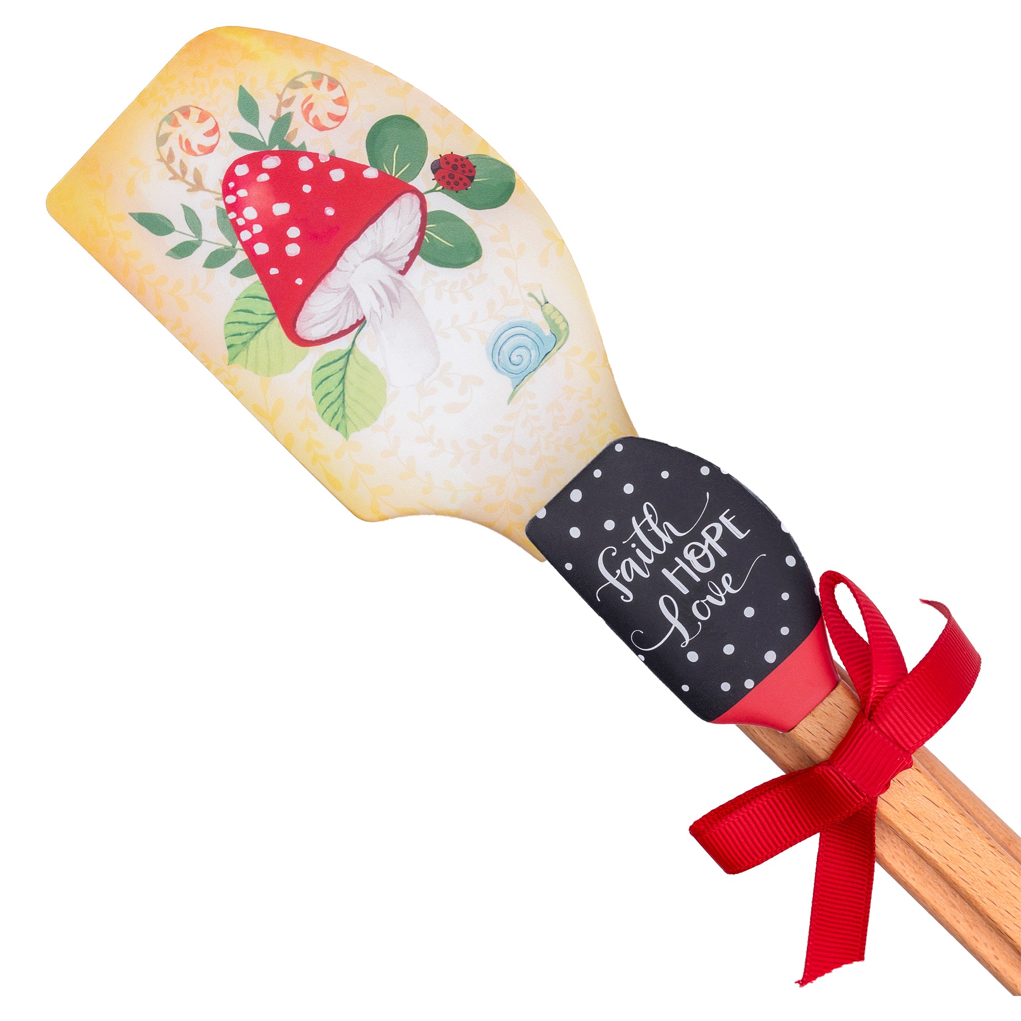 Spatula Set: Merry Mushroom; Faith Hope Love