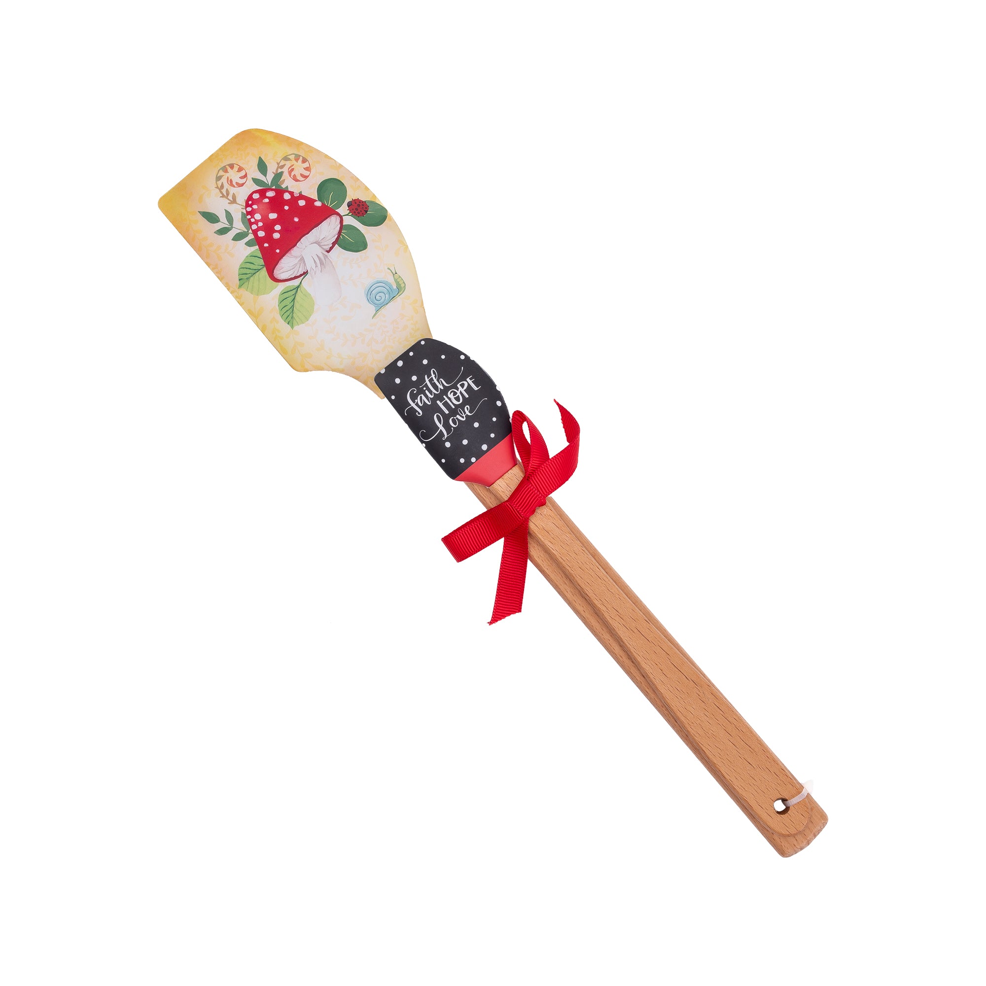 Spatula Set: Merry Mushroom; Faith Hope Love