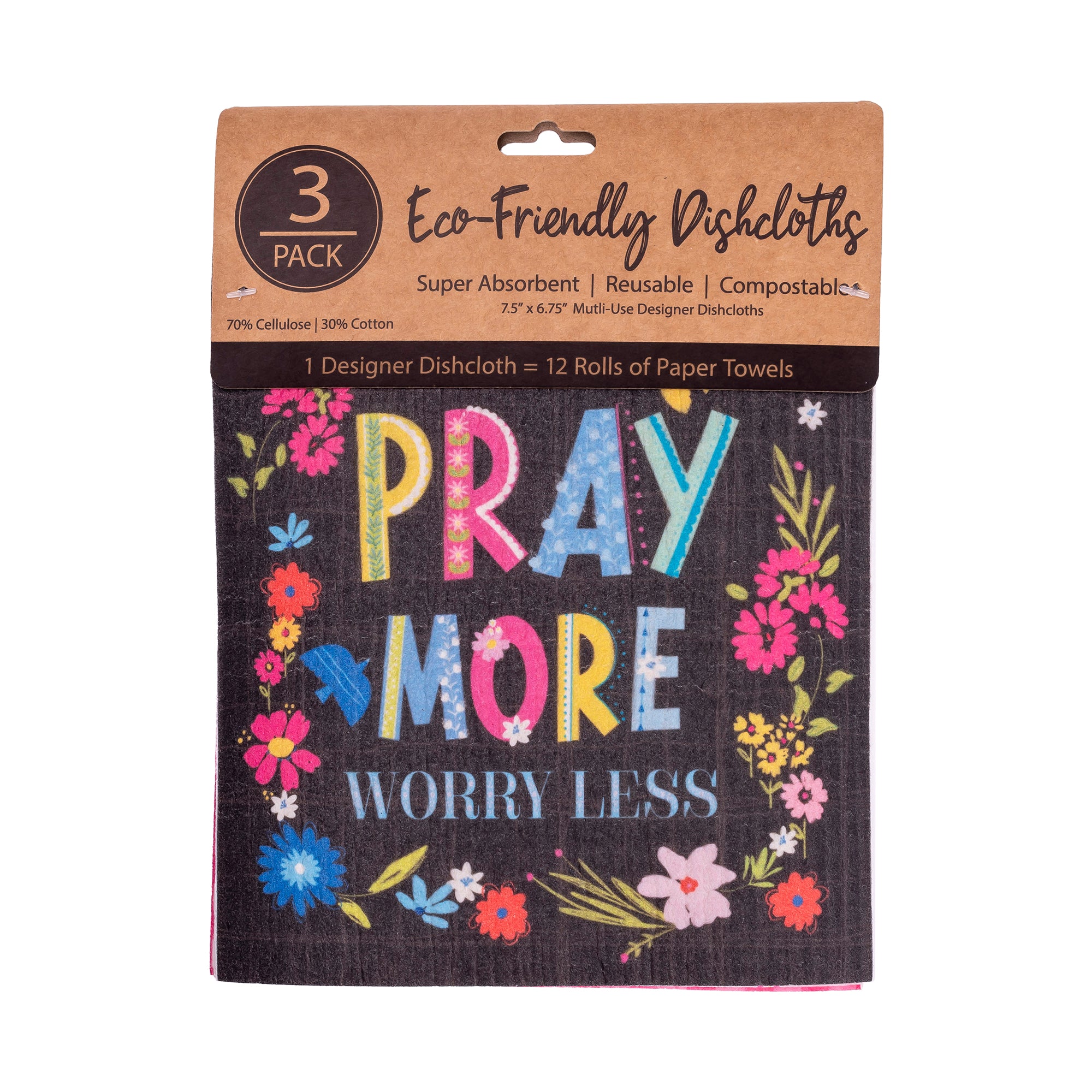 ECO Friendly Dishcloth Set: Pray More