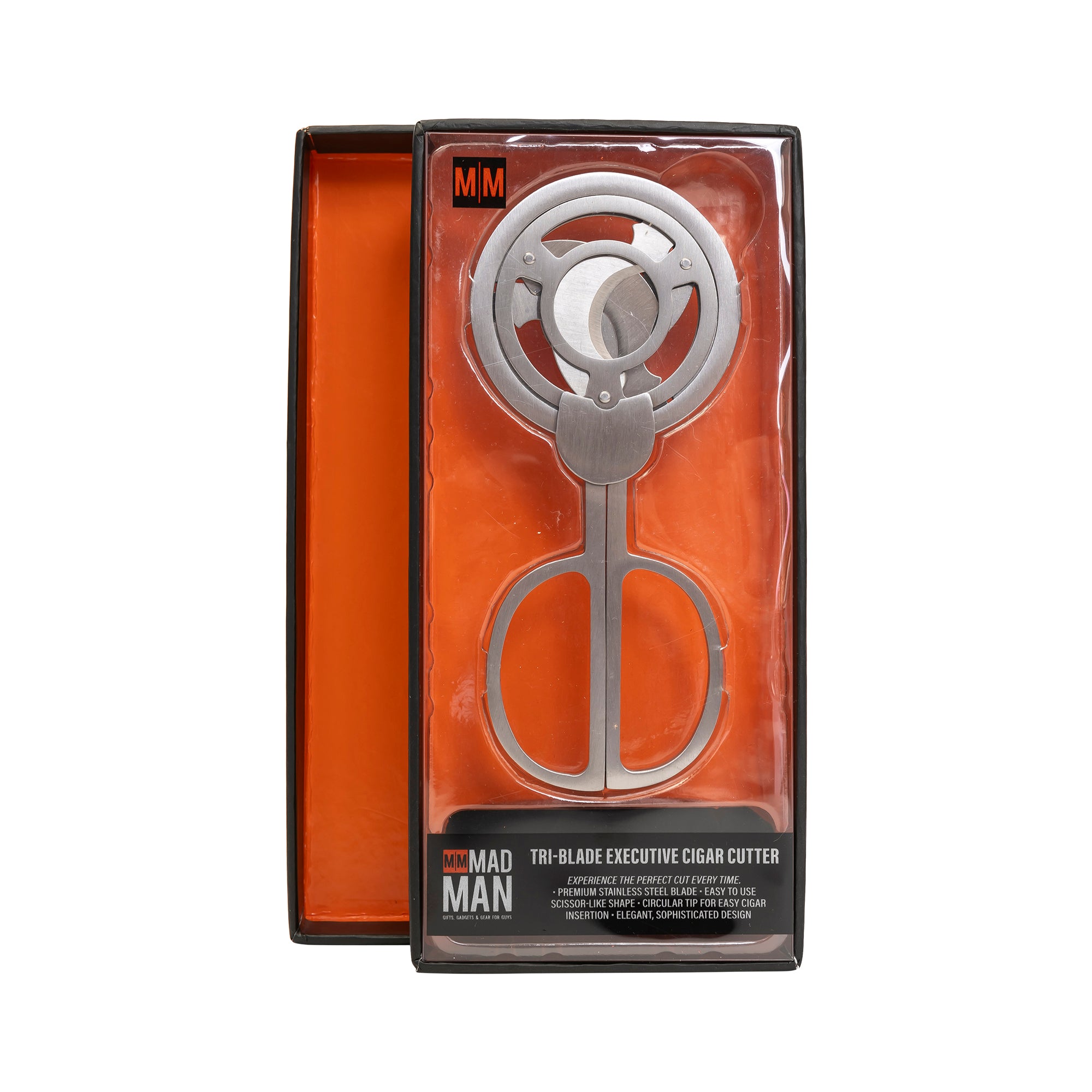 Tri-Blade Executive Cigar Cutter