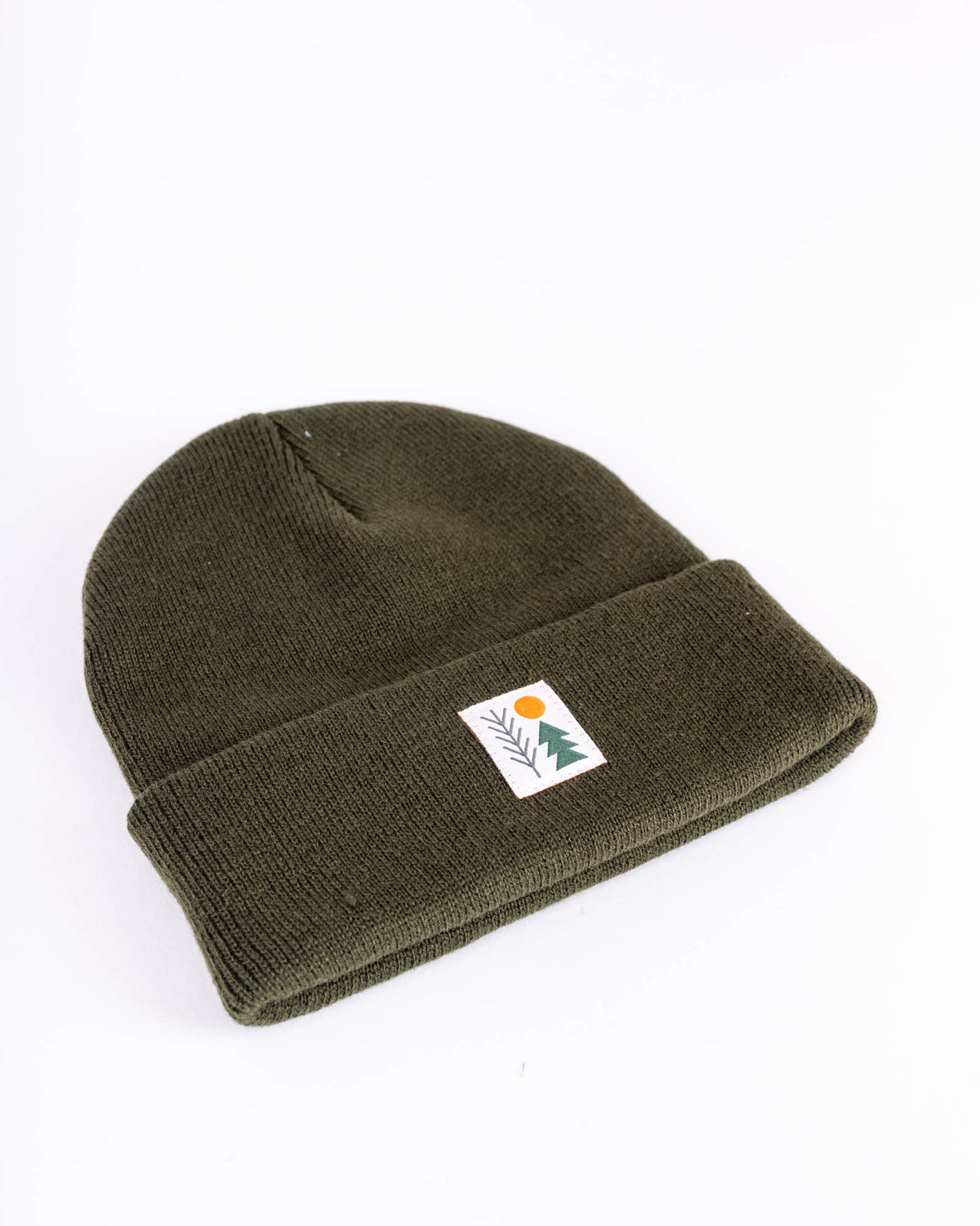 Kids Evergreen Cuffed Beanie | Olive