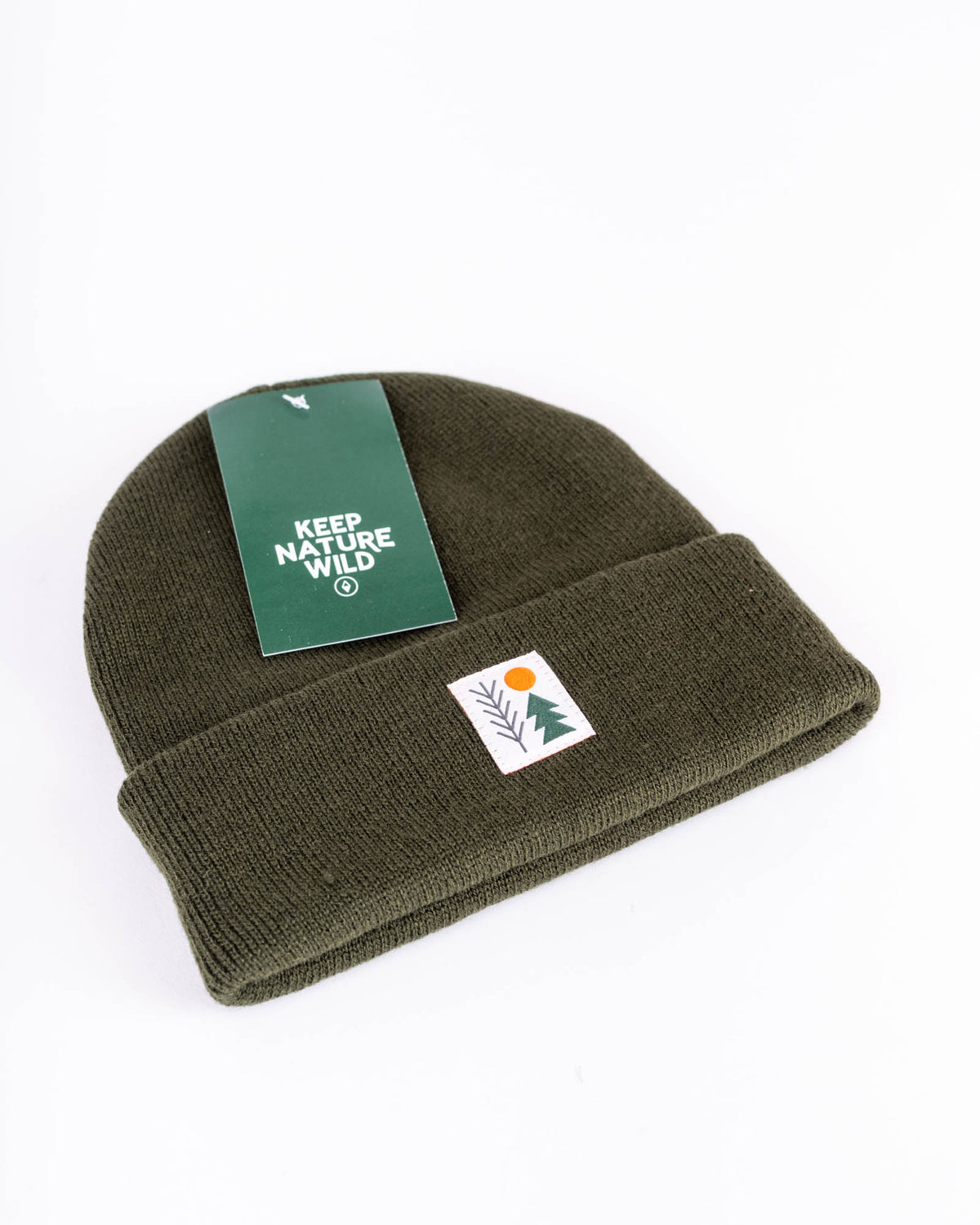 Kids Evergreen Cuffed Beanie | Olive