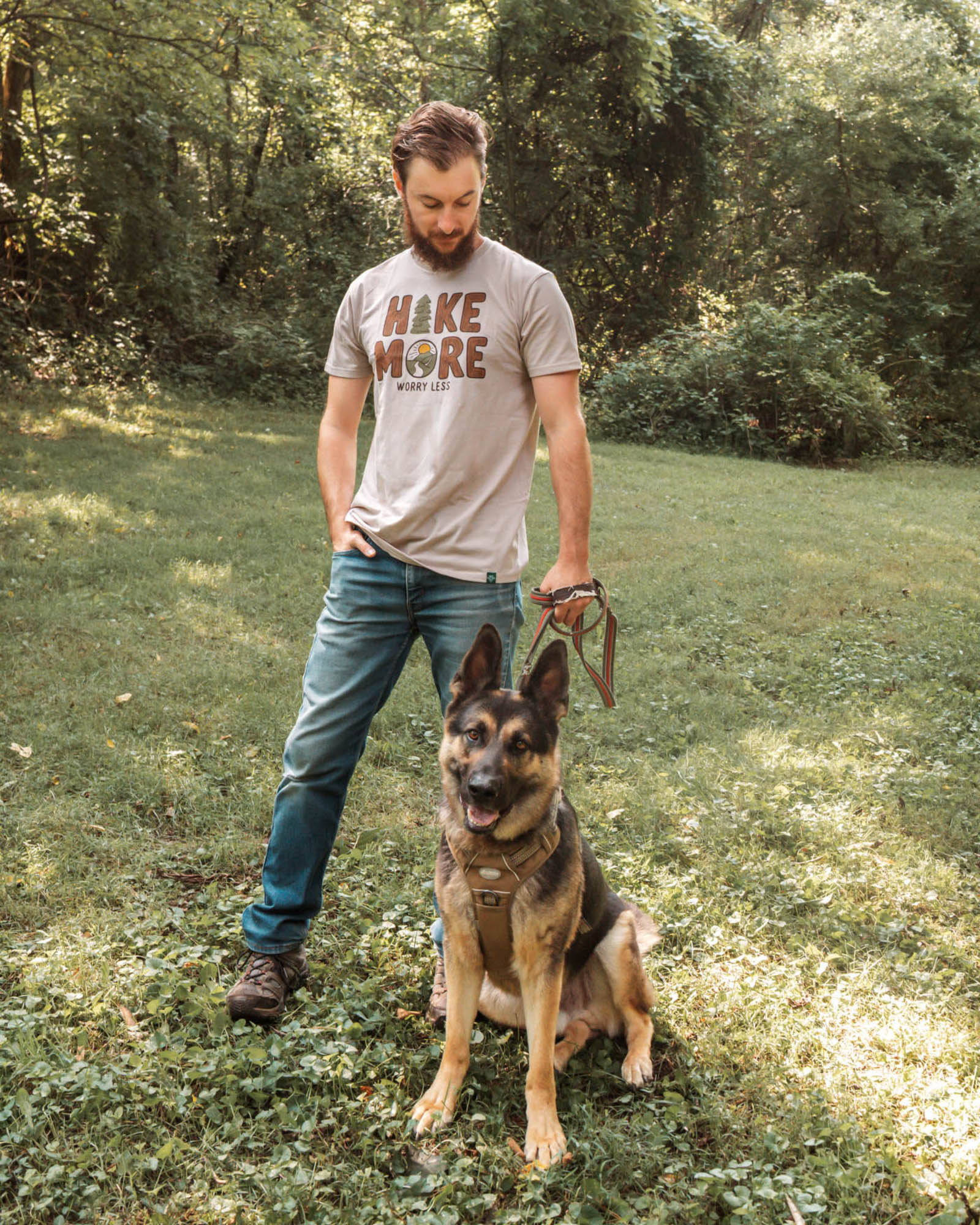 Hike More Unisex Tee | Heather Tan